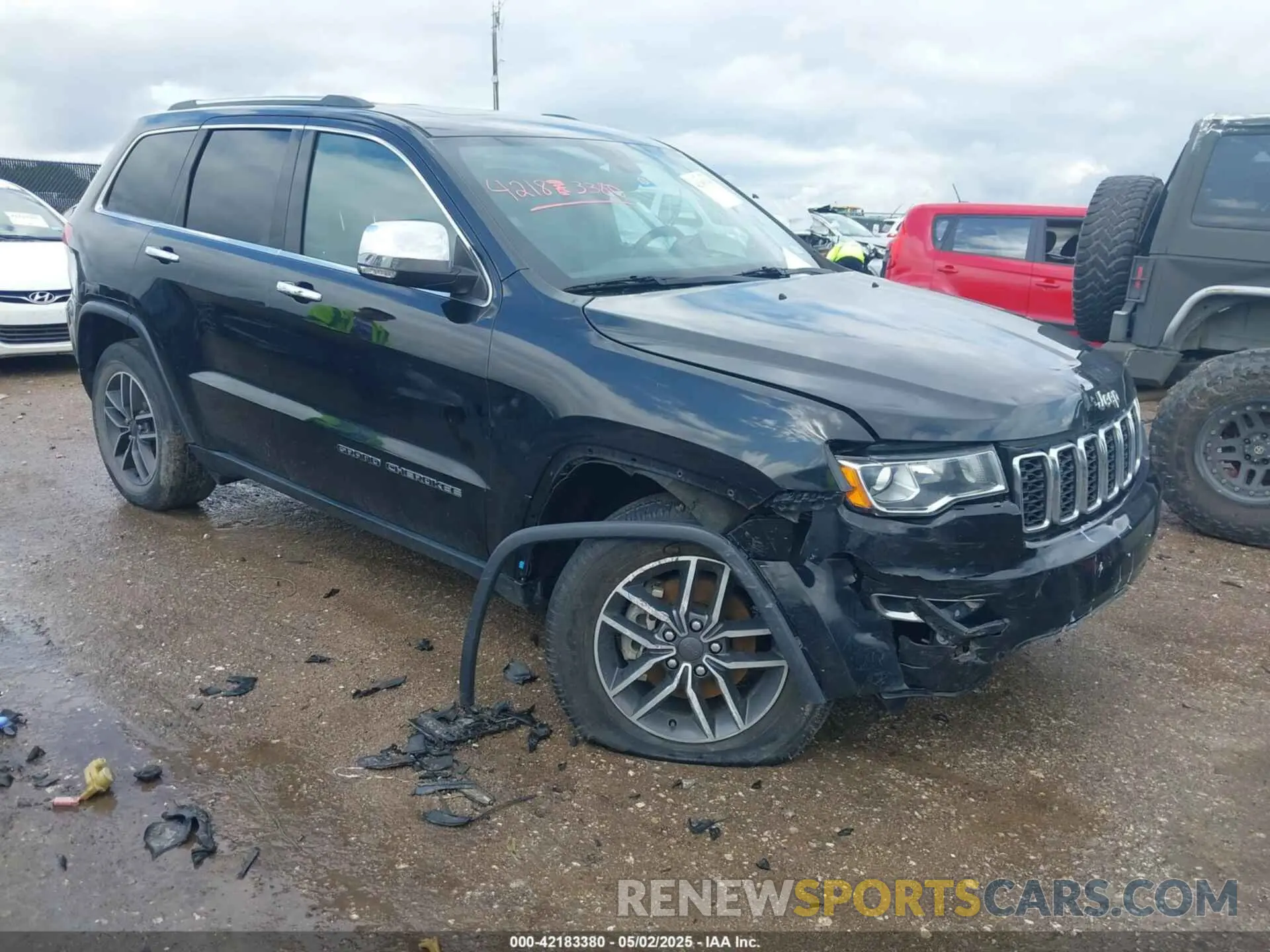 1 Фотография поврежденного автомобиля 1C4RJEBG8KC662311 JEEP GRAND CHEROKEE 2019