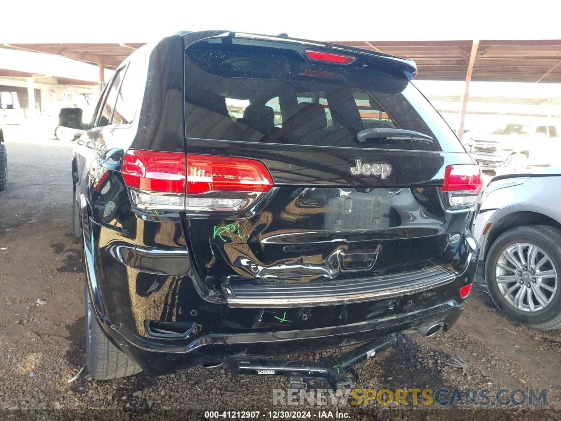 6 Photograph of a damaged car 1C4RJECG2KC558654 JEEP GRAND CHEROKEE 2019