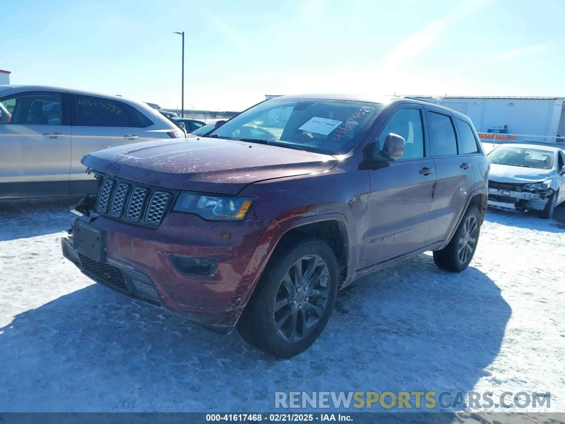 2 Photograph of a damaged car 1C4RJFAG1KC802450 JEEP GRAND CHEROKEE 2019