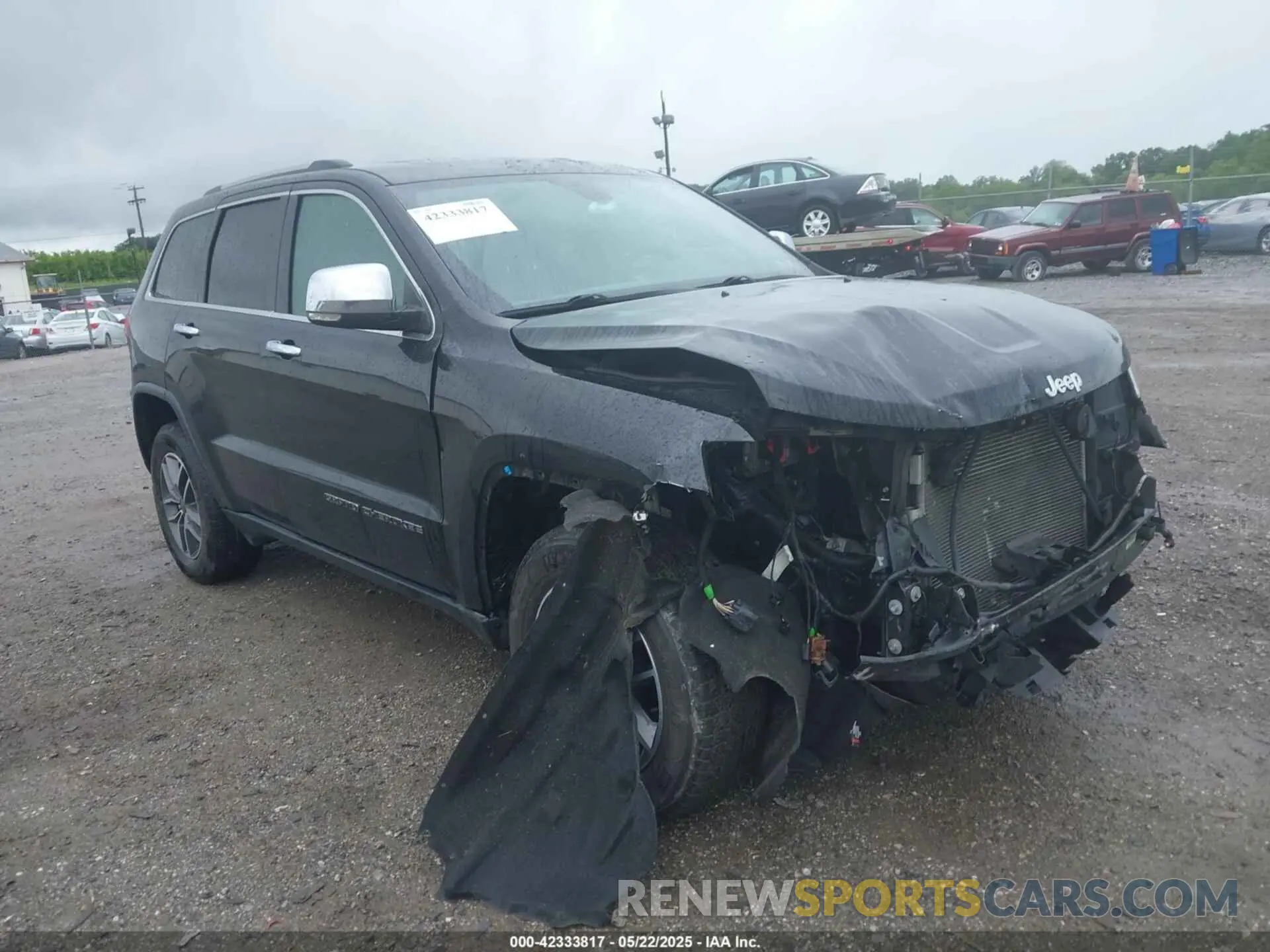 1 Photograph of a damaged car 1C4RJFBG0KC707070 JEEP GRAND CHEROKEE 2019