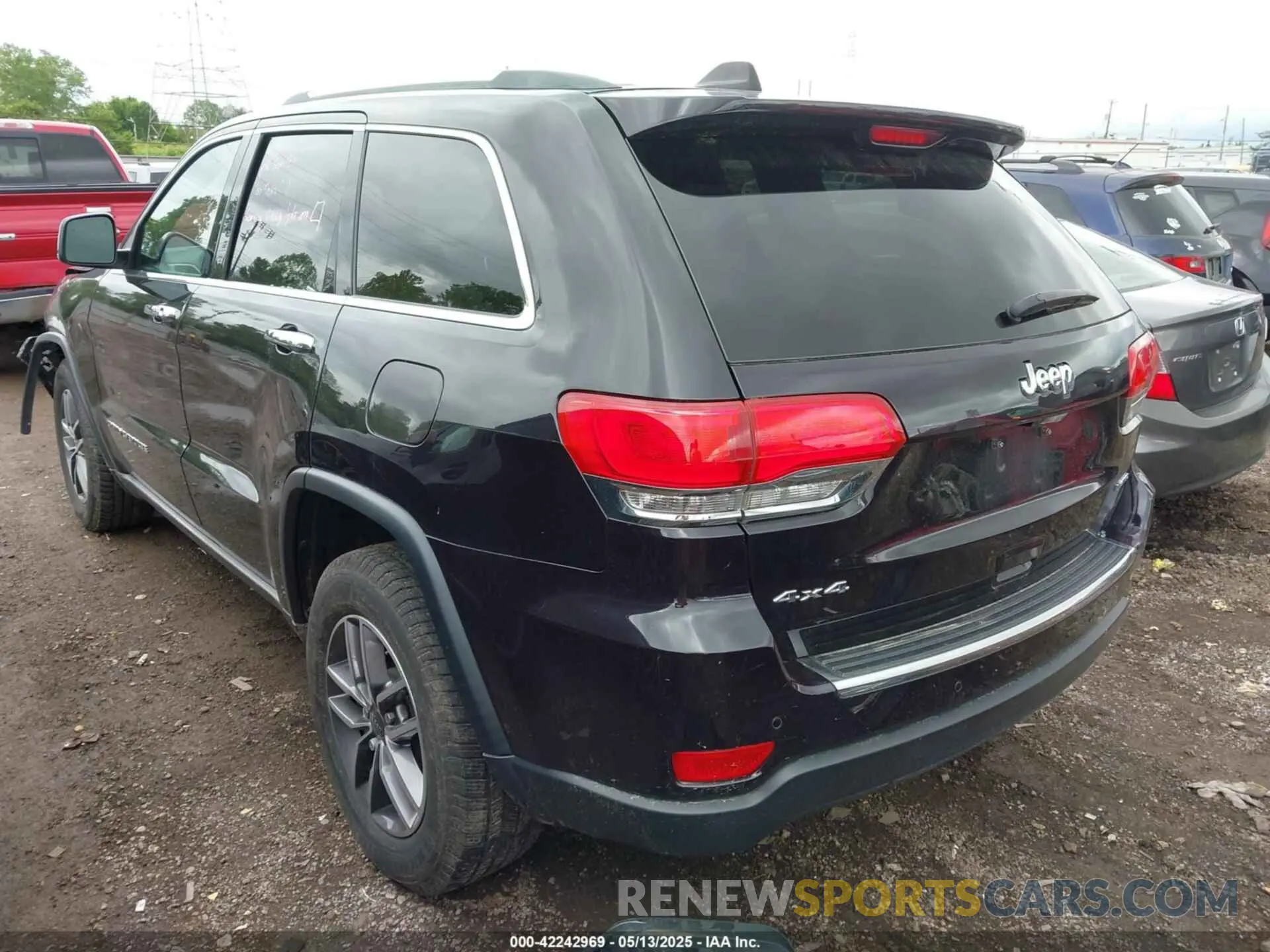 3 Фотография поврежденного автомобиля 1C4RJFBG1KC772977 JEEP GRAND CHEROKEE 2019