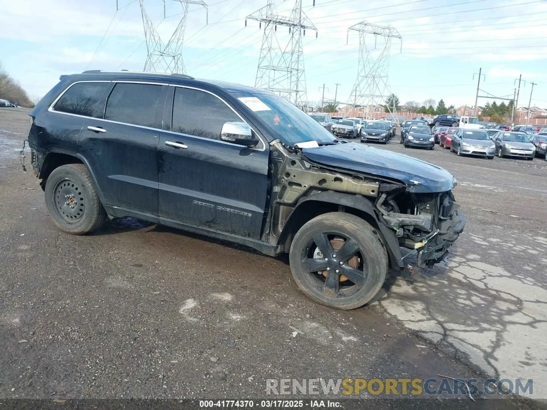 1 Photograph of a damaged car 1C4RJFBG2KC725358 JEEP GRAND CHEROKEE 2019