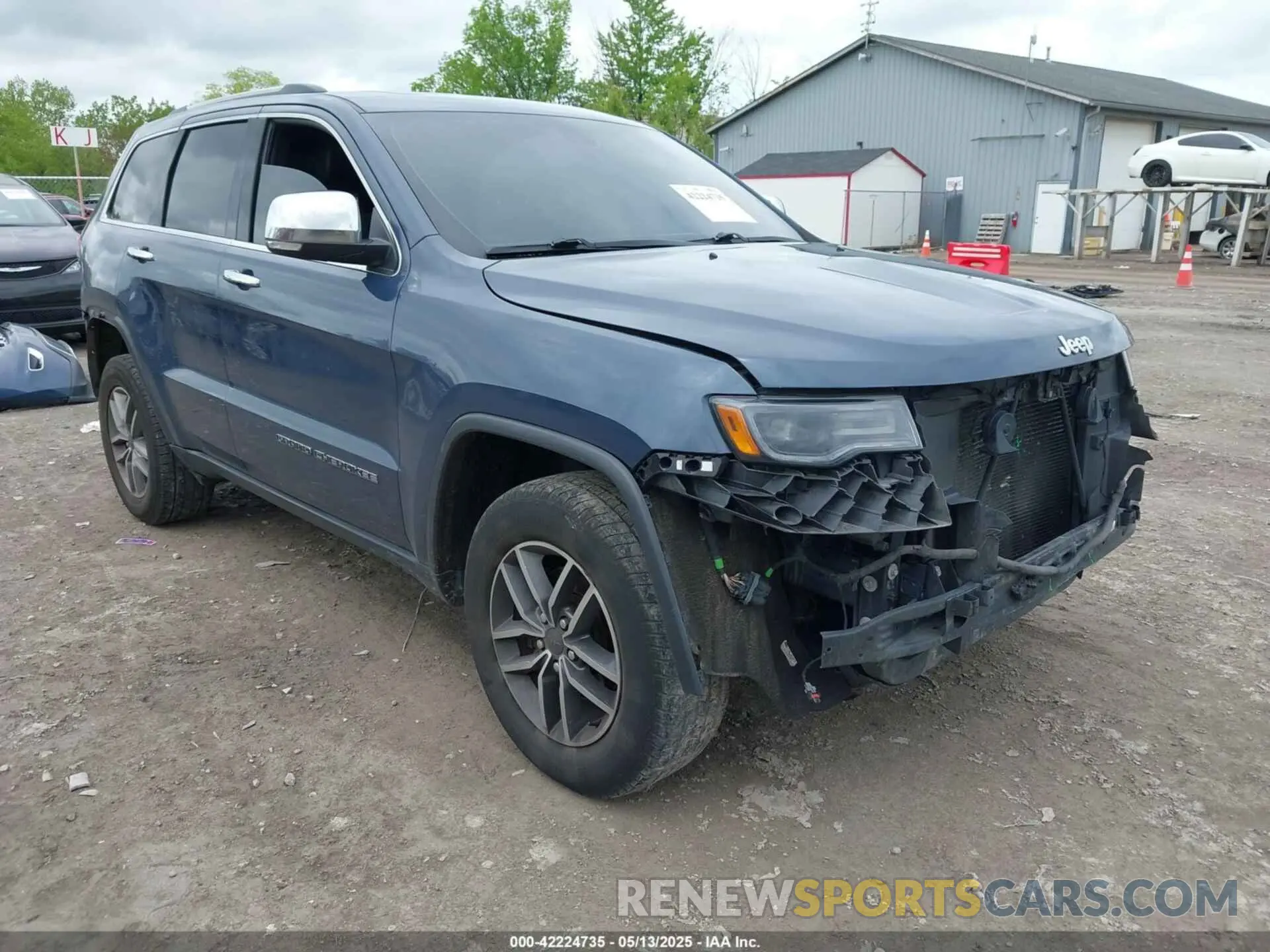 1 Photograph of a damaged car 1C4RJFBG9KC799523 JEEP GRAND CHEROKEE 2019