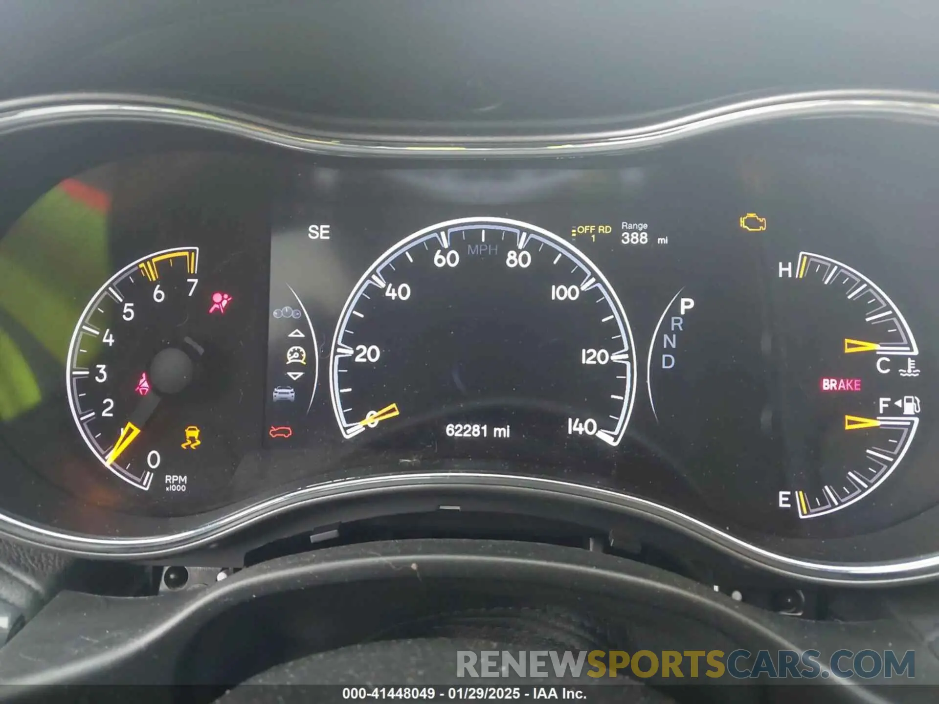 7 Photograph of a damaged car 1C4RJFCT9KC687767 JEEP GRAND CHEROKEE 2019