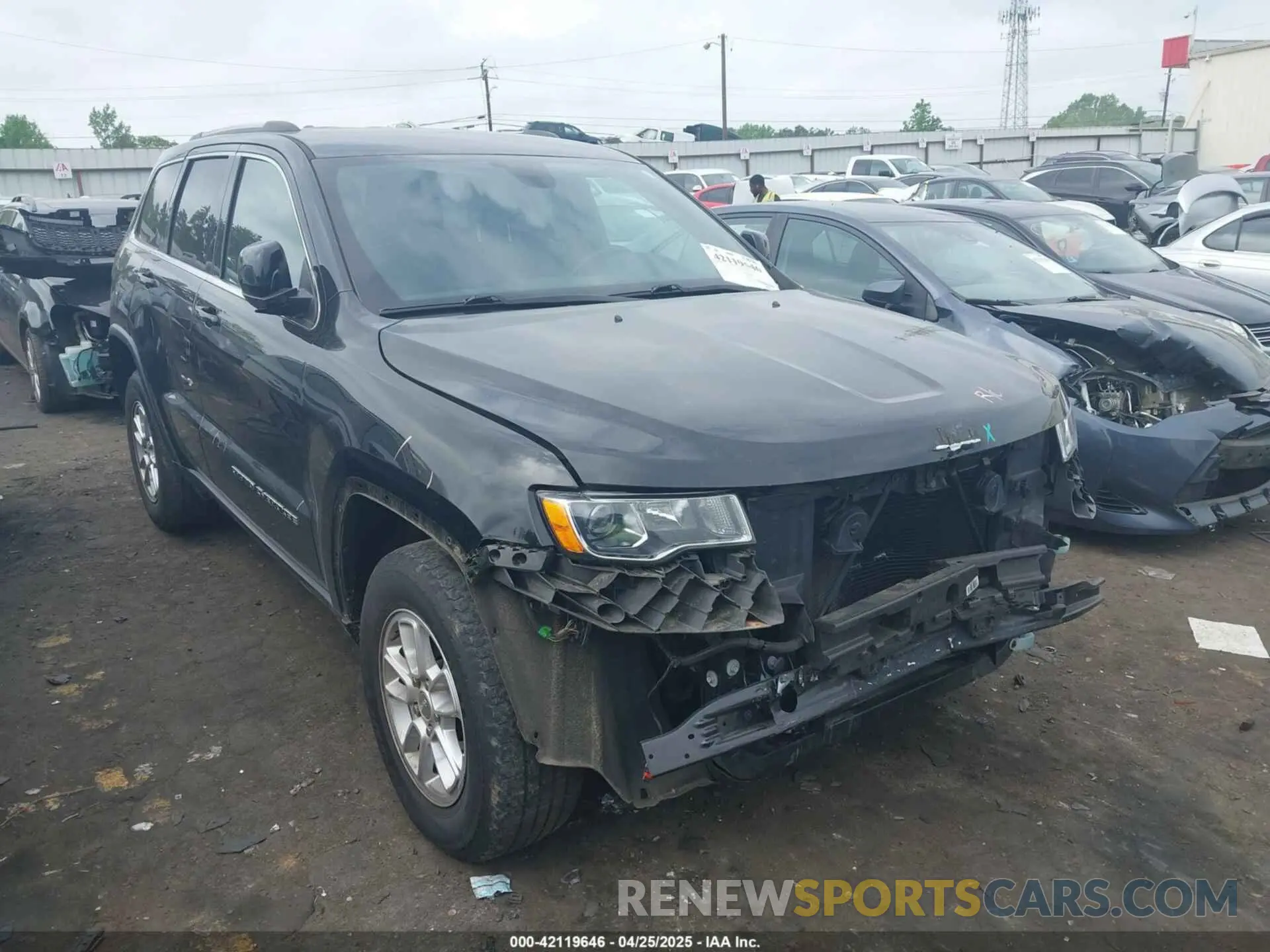 1 Photograph of a damaged car 1C4RJEAG4LC337660 JEEP GRAND CHEROKEE 2020