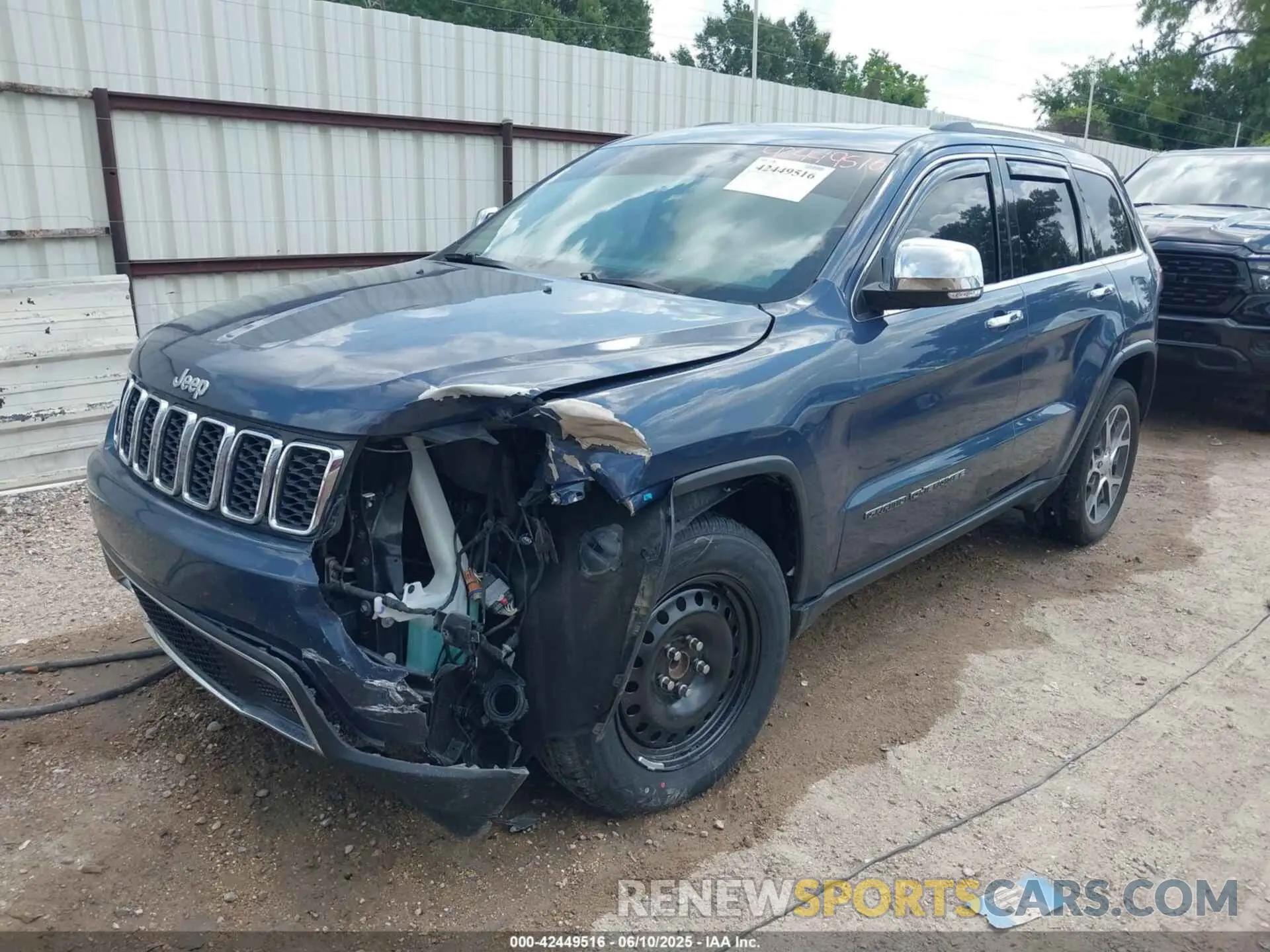 2 Photograph of a damaged car 1C4RJEBG0LC160846 JEEP GRAND CHEROKEE 2020
