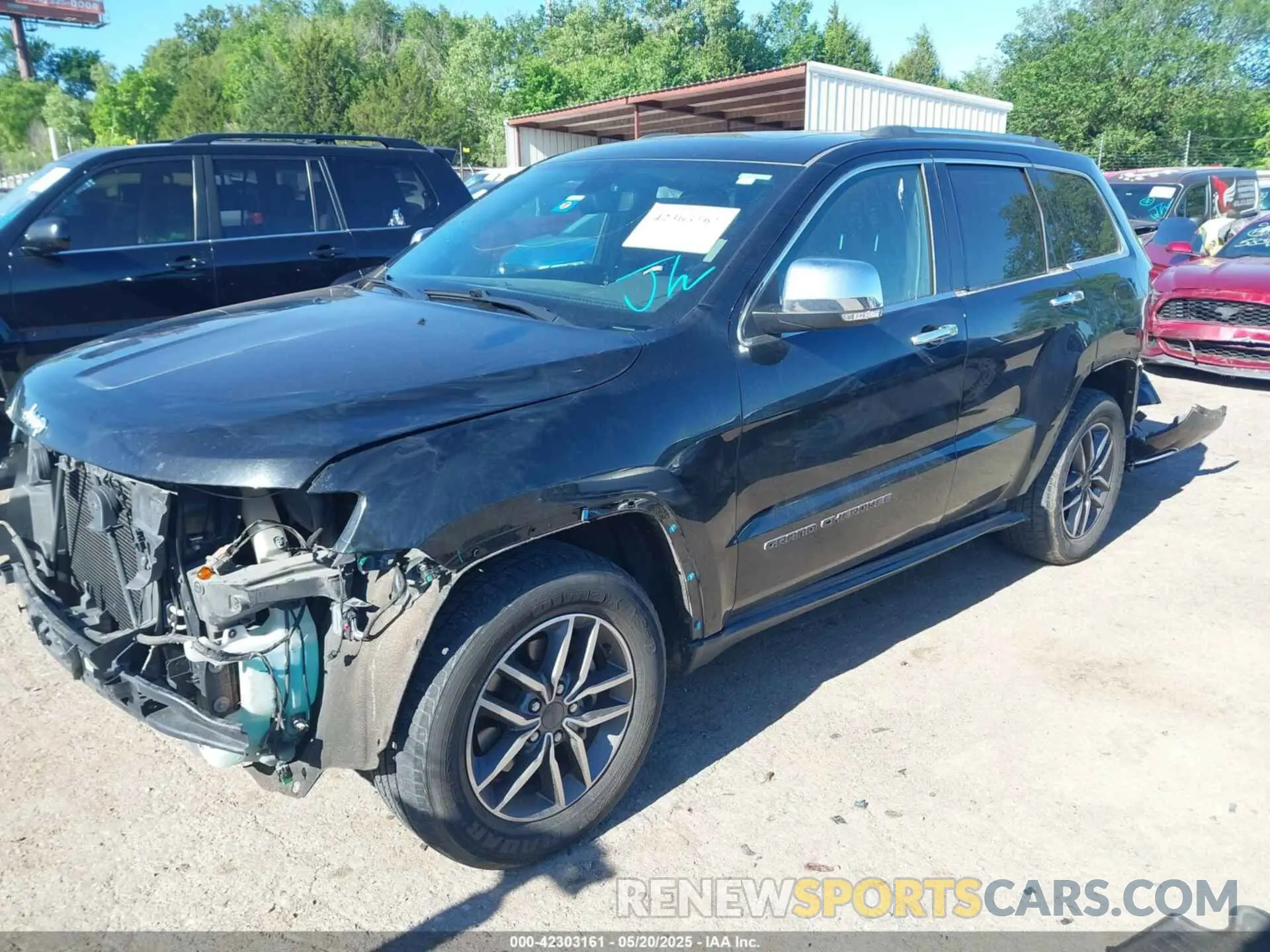2 Photograph of a damaged car 1C4RJEBG8LC139999 JEEP GRAND CHEROKEE 2020