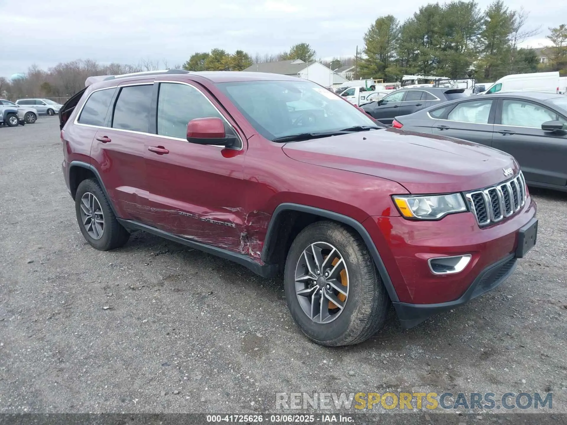 1 Photograph of a damaged car 1C4RJFAG2LC147846 JEEP GRAND CHEROKEE 2020