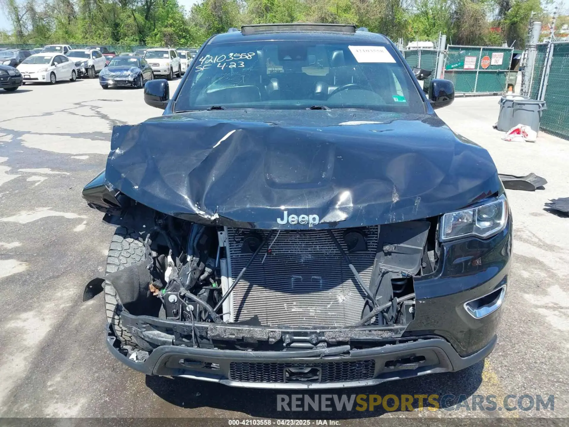 13 Photograph of a damaged car 1C4RJFAG8LC234005 JEEP GRAND CHEROKEE 2020