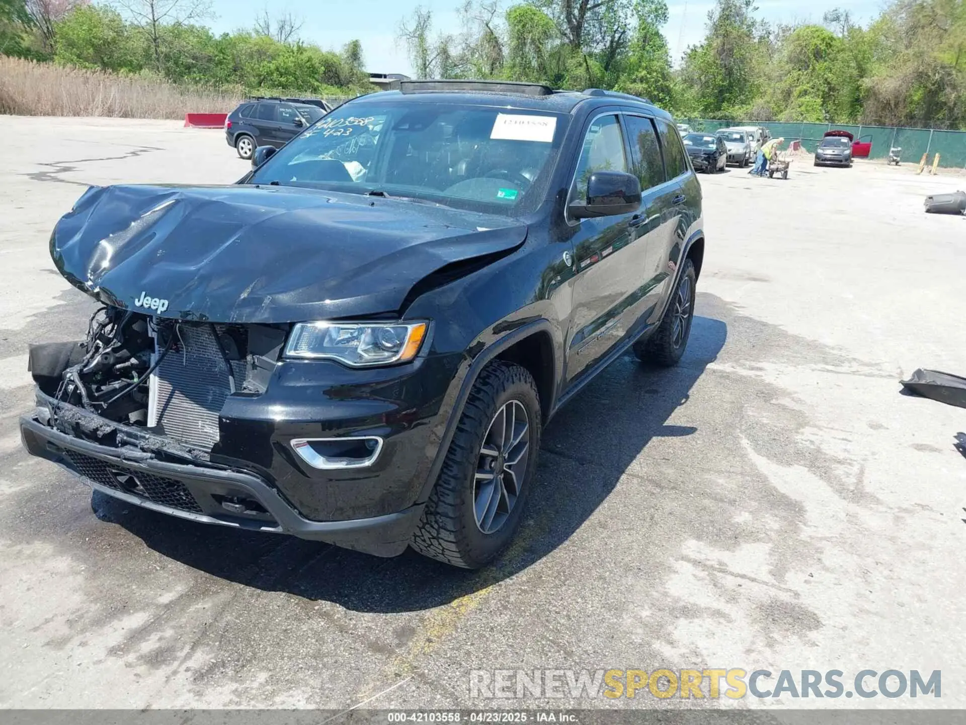 2 Photograph of a damaged car 1C4RJFAG8LC234005 JEEP GRAND CHEROKEE 2020