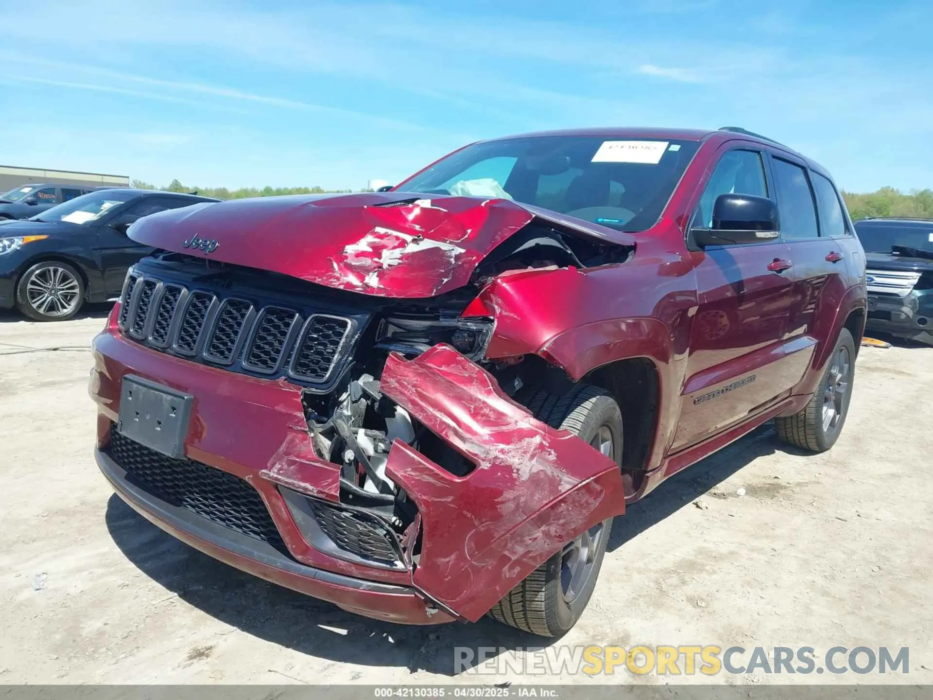 2 Photograph of a damaged car 1C4RJFBG2LC149384 JEEP GRAND CHEROKEE 2020