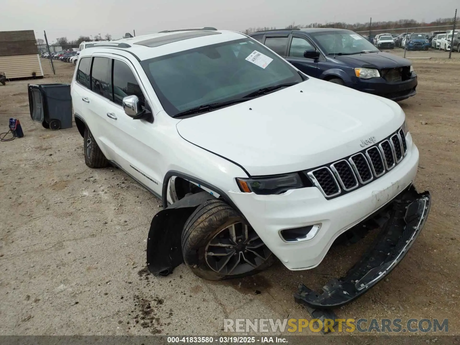 1 Photograph of a damaged car 1C4RJFBG3LC445000 JEEP GRAND CHEROKEE 2020