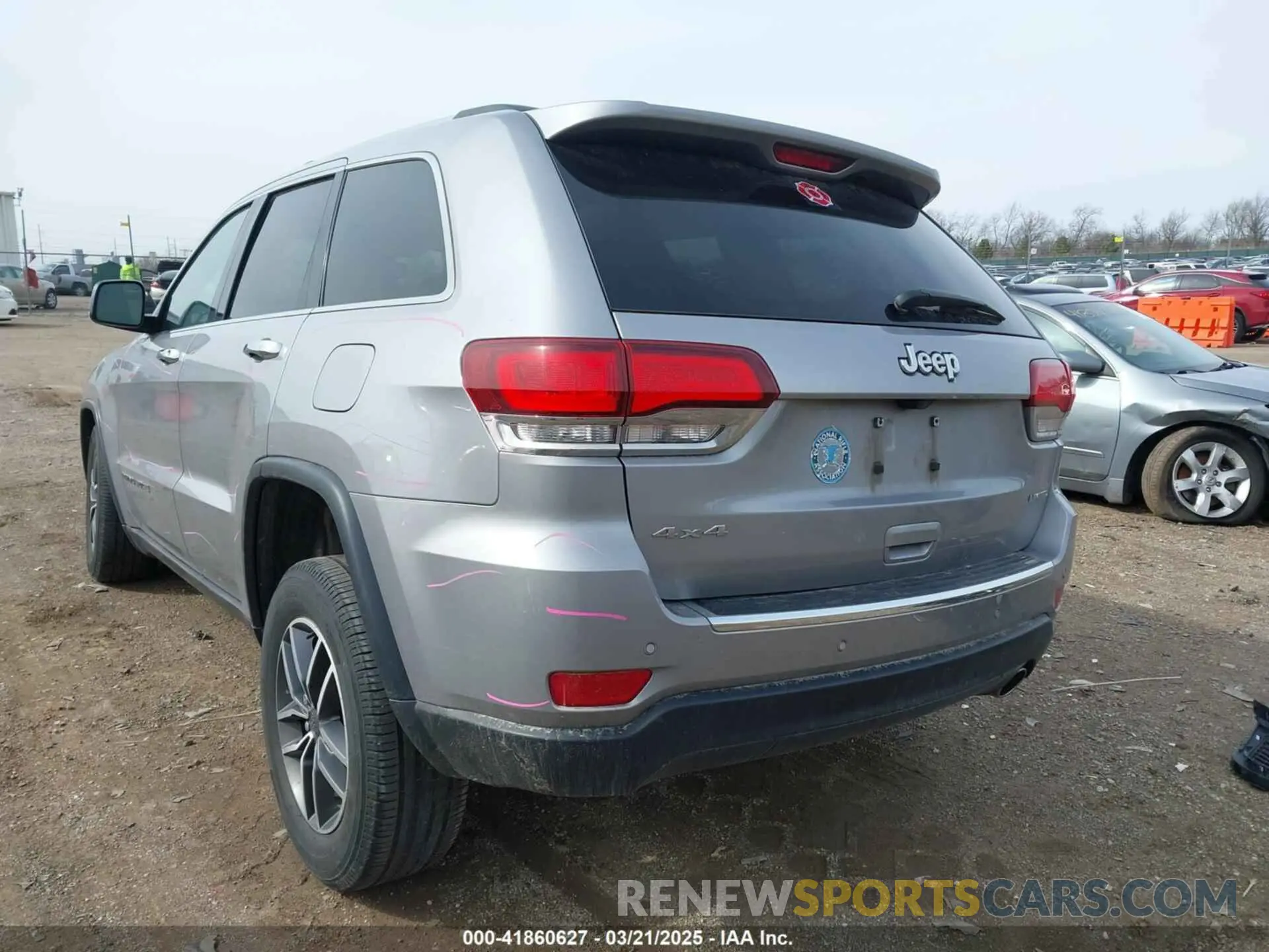 3 Photograph of a damaged car 1C4RJFBG5LC305045 JEEP GRAND CHEROKEE 2020