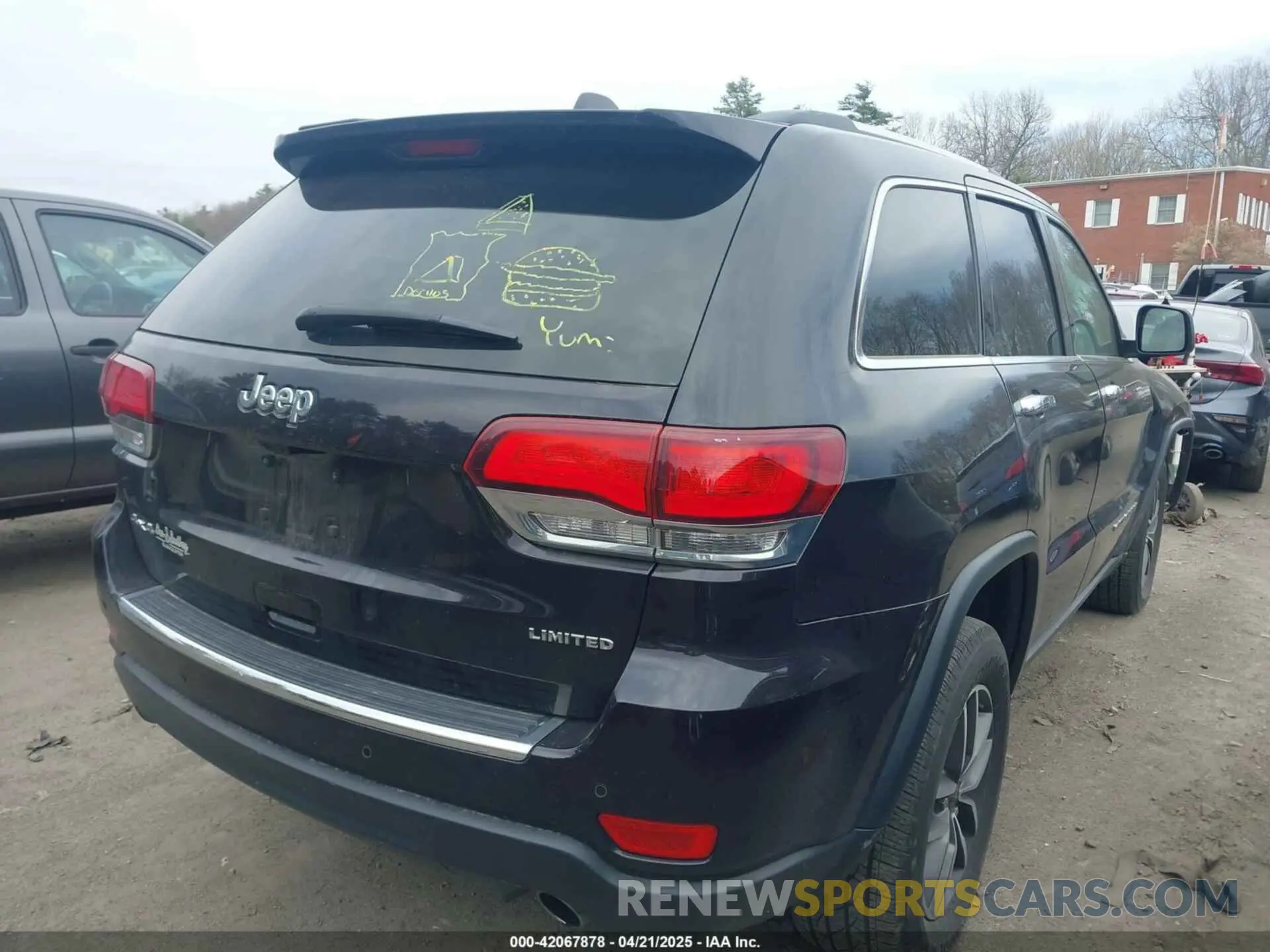 4 Фотография поврежденного автомобиля 1C4RJFBGXLC426234 JEEP GRAND CHEROKEE 2020