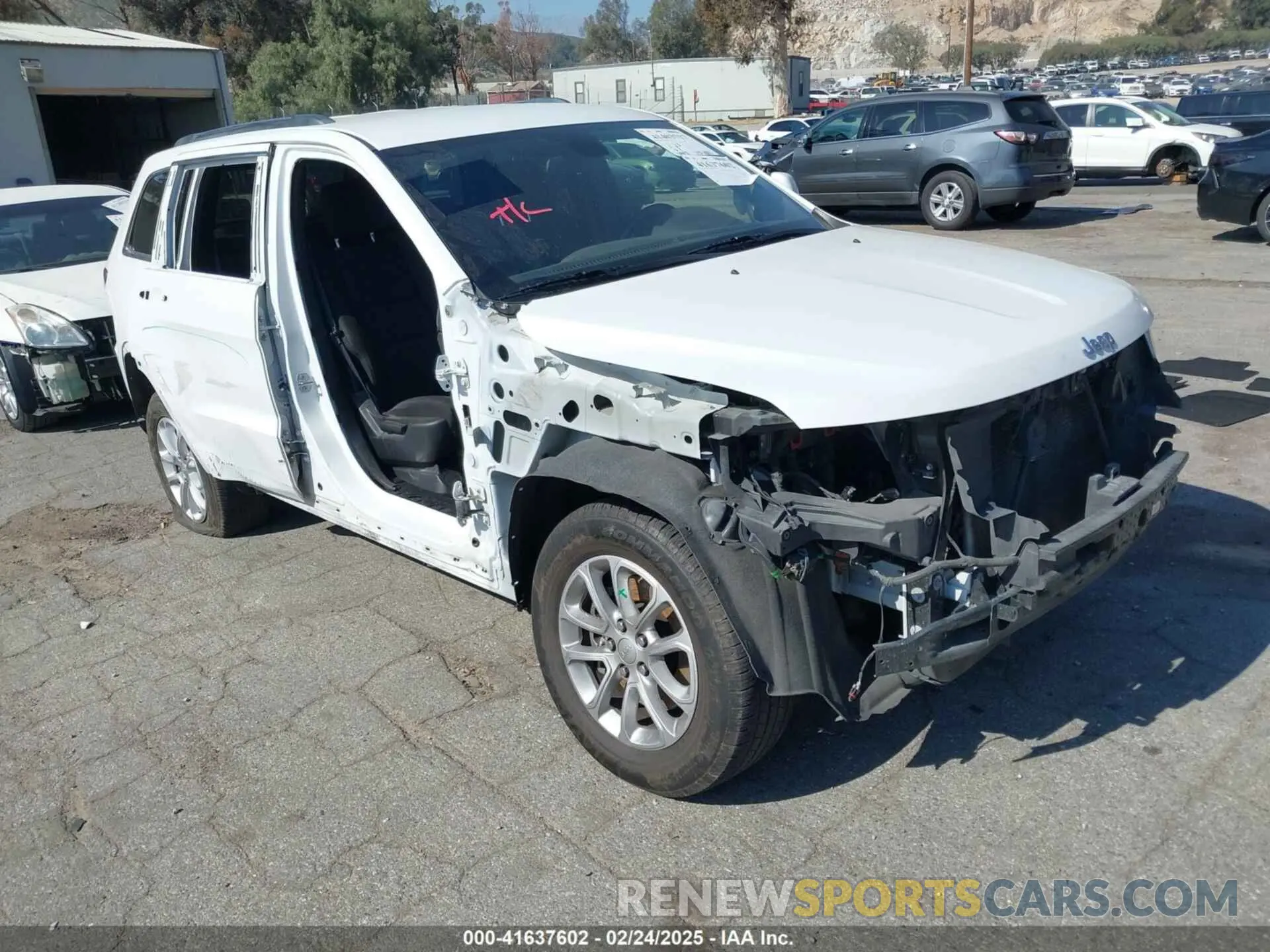 1 Photograph of a damaged car 1C4RJEAG3MC714500 JEEP GRAND CHEROKEE 2021