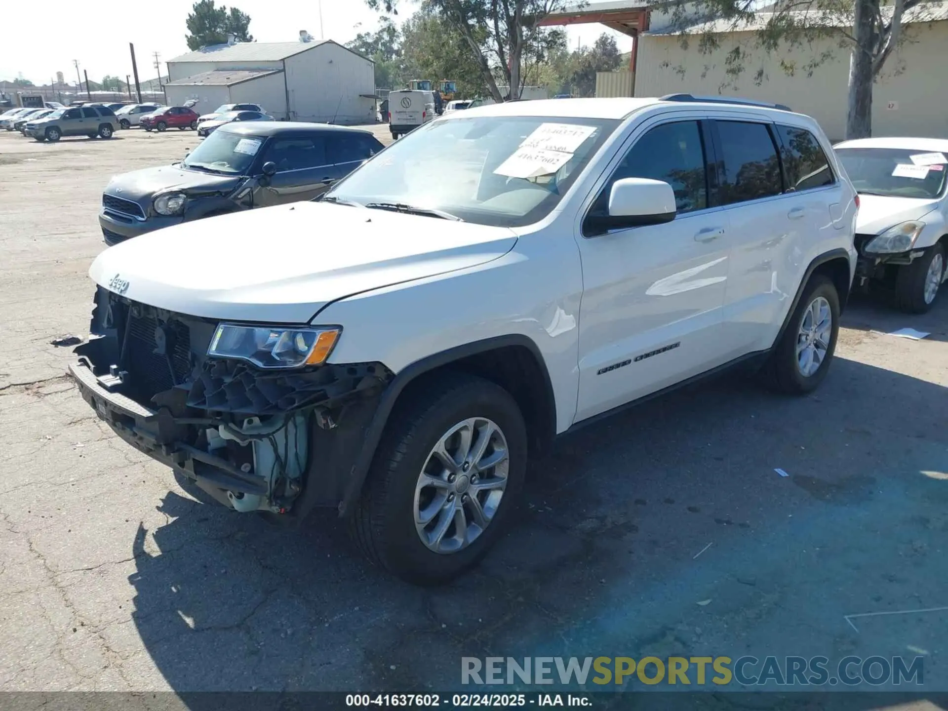 2 Photograph of a damaged car 1C4RJEAG3MC714500 JEEP GRAND CHEROKEE 2021