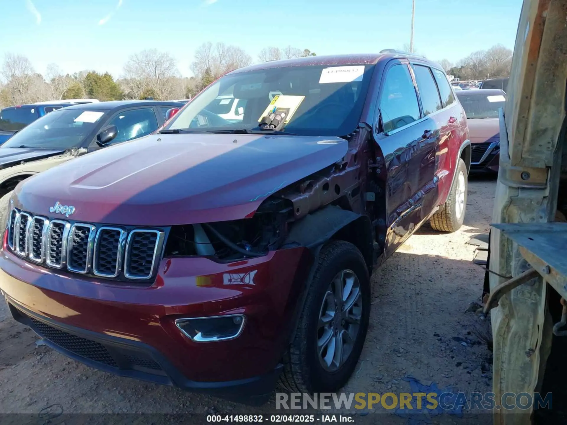 2 Фотография поврежденного автомобиля 1C4RJEAG3MC785745 JEEP GRAND CHEROKEE 2021