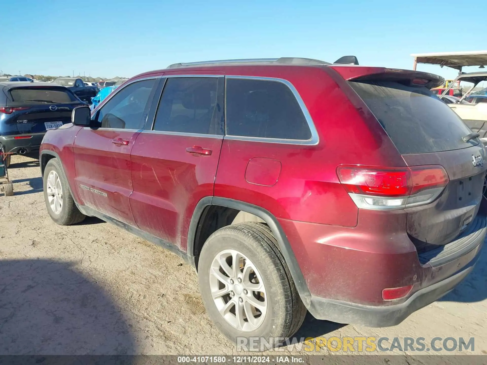 3 Фотография поврежденного автомобиля 1C4RJEAG9MC739126 JEEP GRAND CHEROKEE 2021