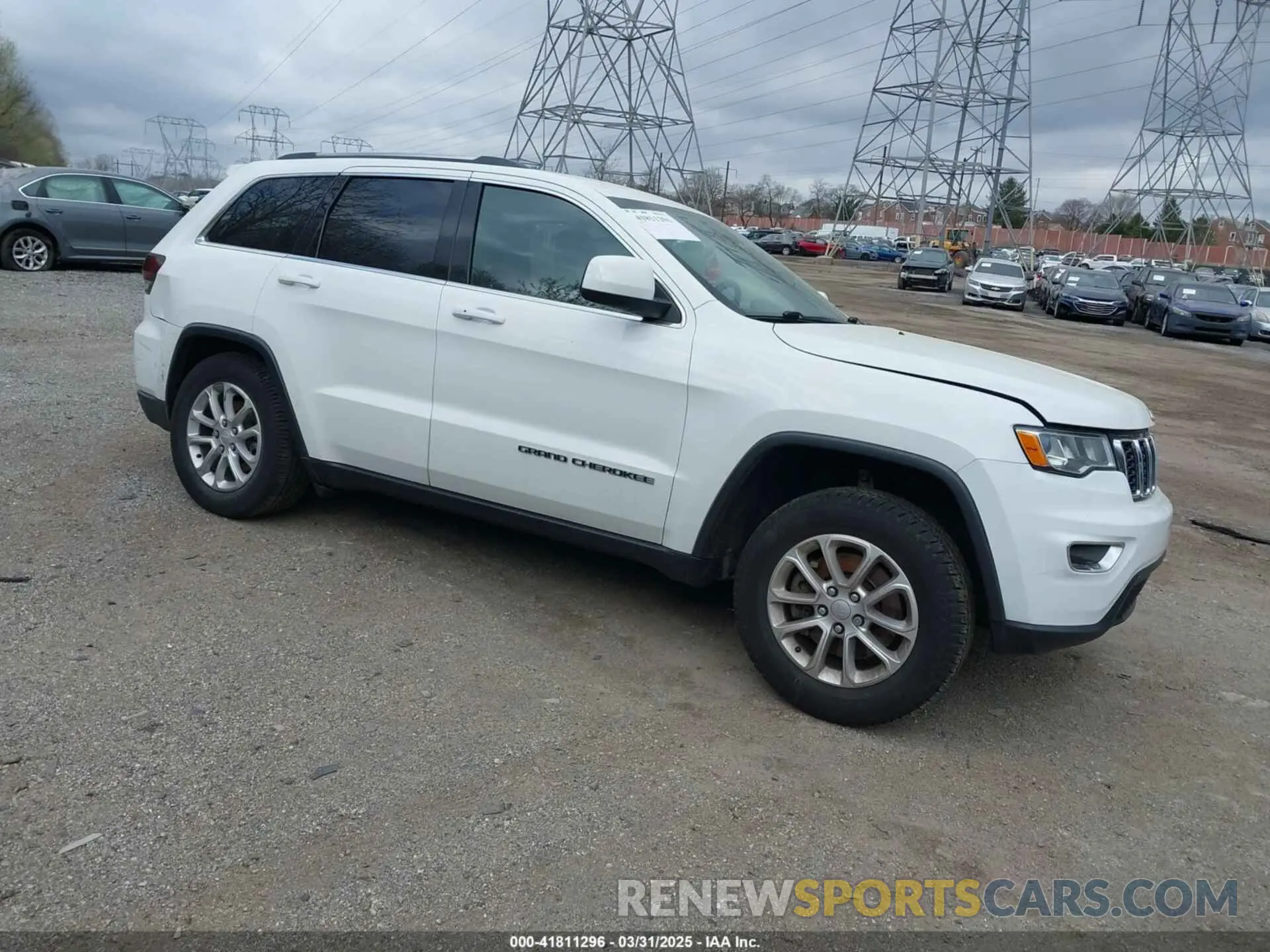 1 Photograph of a damaged car 1C4RJEAGXMC813573 JEEP GRAND CHEROKEE 2021