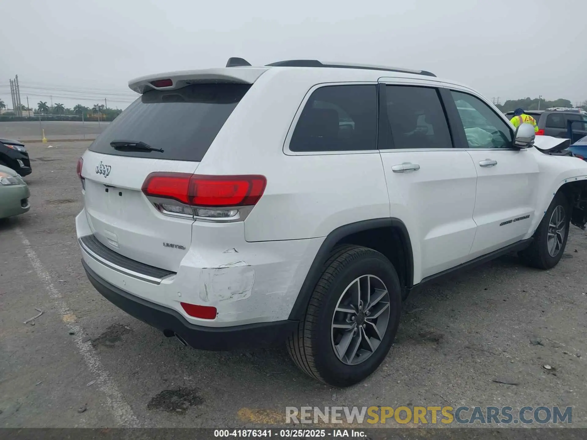 4 Фотография поврежденного автомобиля 1C4RJEBG3MC636296 JEEP GRAND CHEROKEE 2021