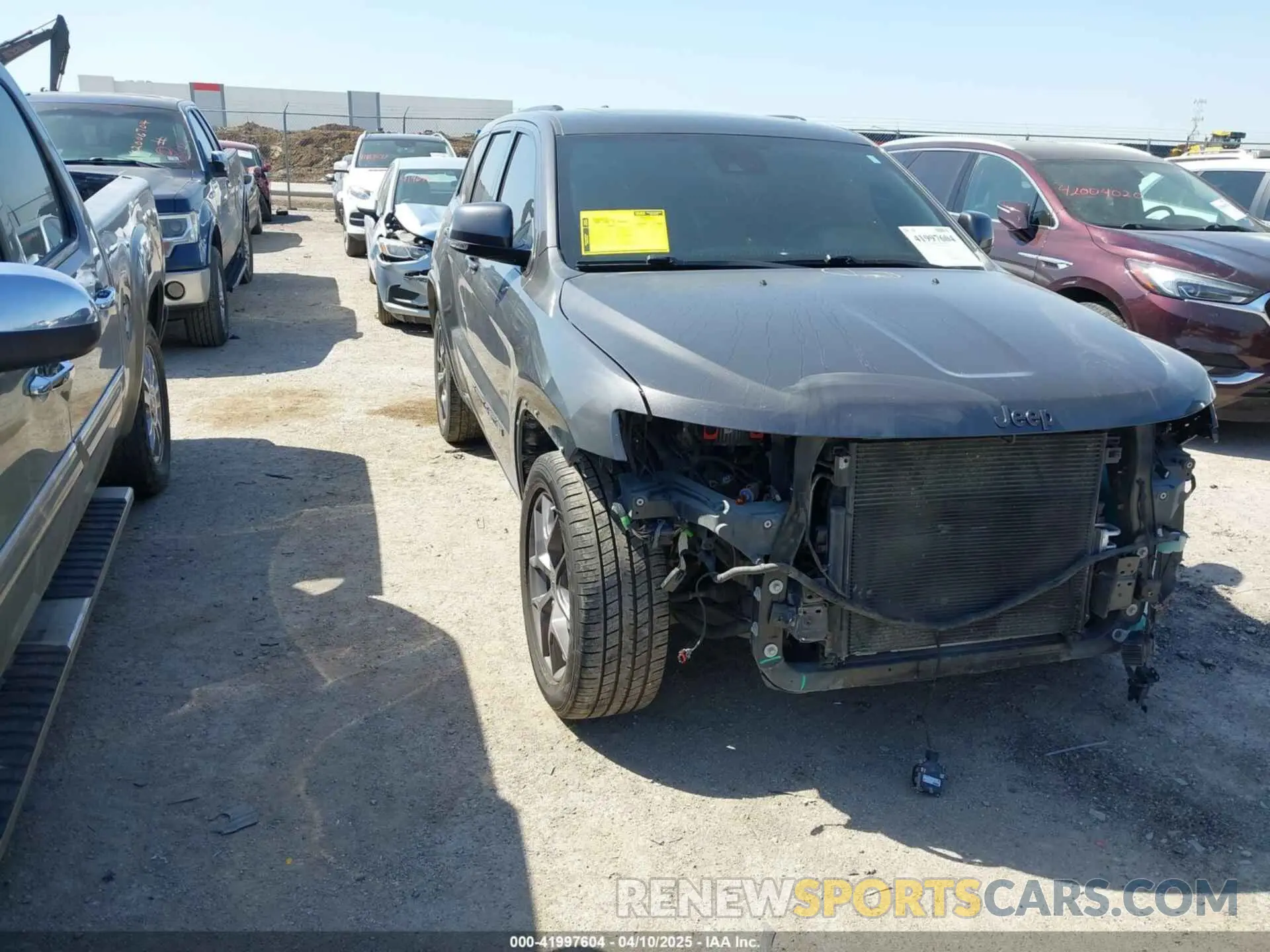 1 Фотография поврежденного автомобиля 1C4RJEBG8MC596796 JEEP GRAND CHEROKEE 2021