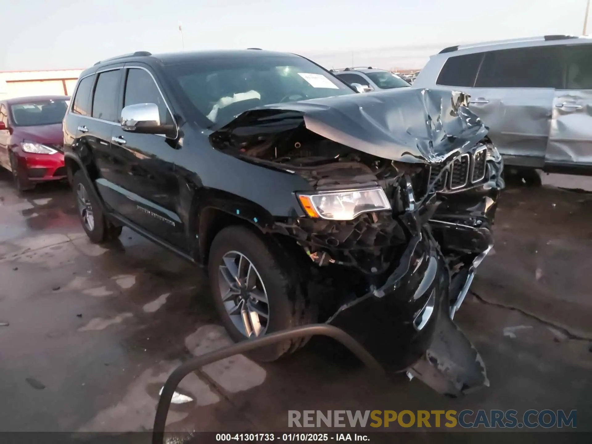 1 Photograph of a damaged car 1C4RJEBG9MC678889 JEEP GRAND CHEROKEE 2021