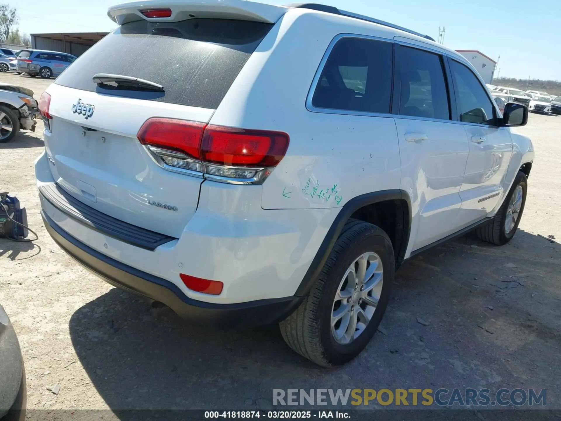 4 Photograph of a damaged car 1C4RJFAG5MC579865 JEEP GRAND CHEROKEE 2021