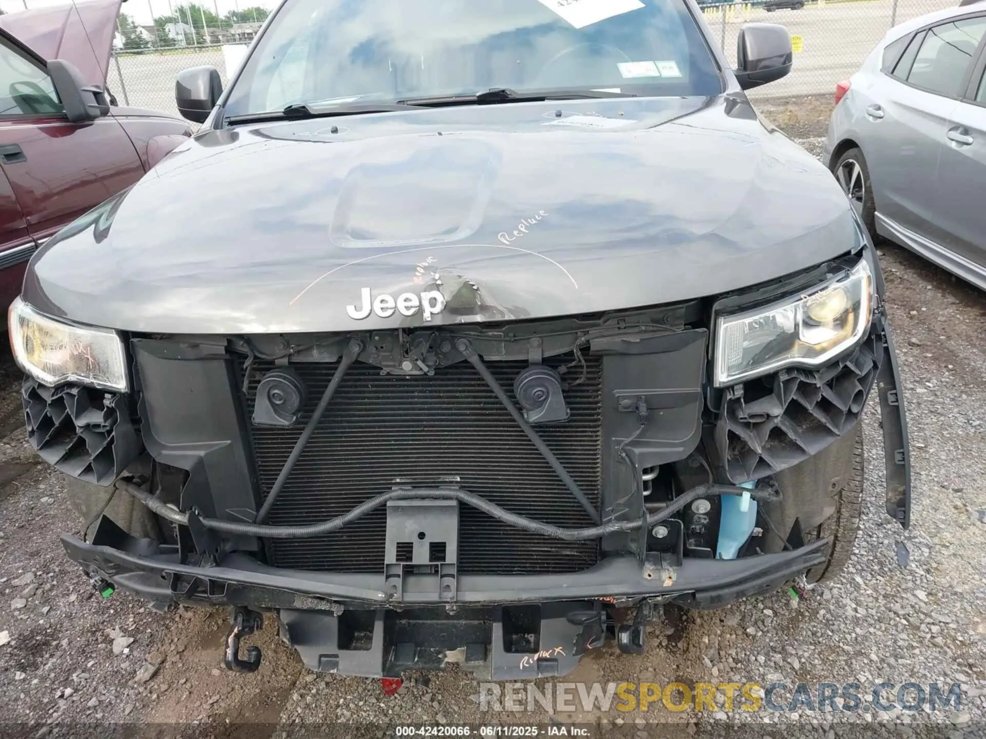 6 Photograph of a damaged car 1C4RJFAG5MC691307 JEEP GRAND CHEROKEE 2021