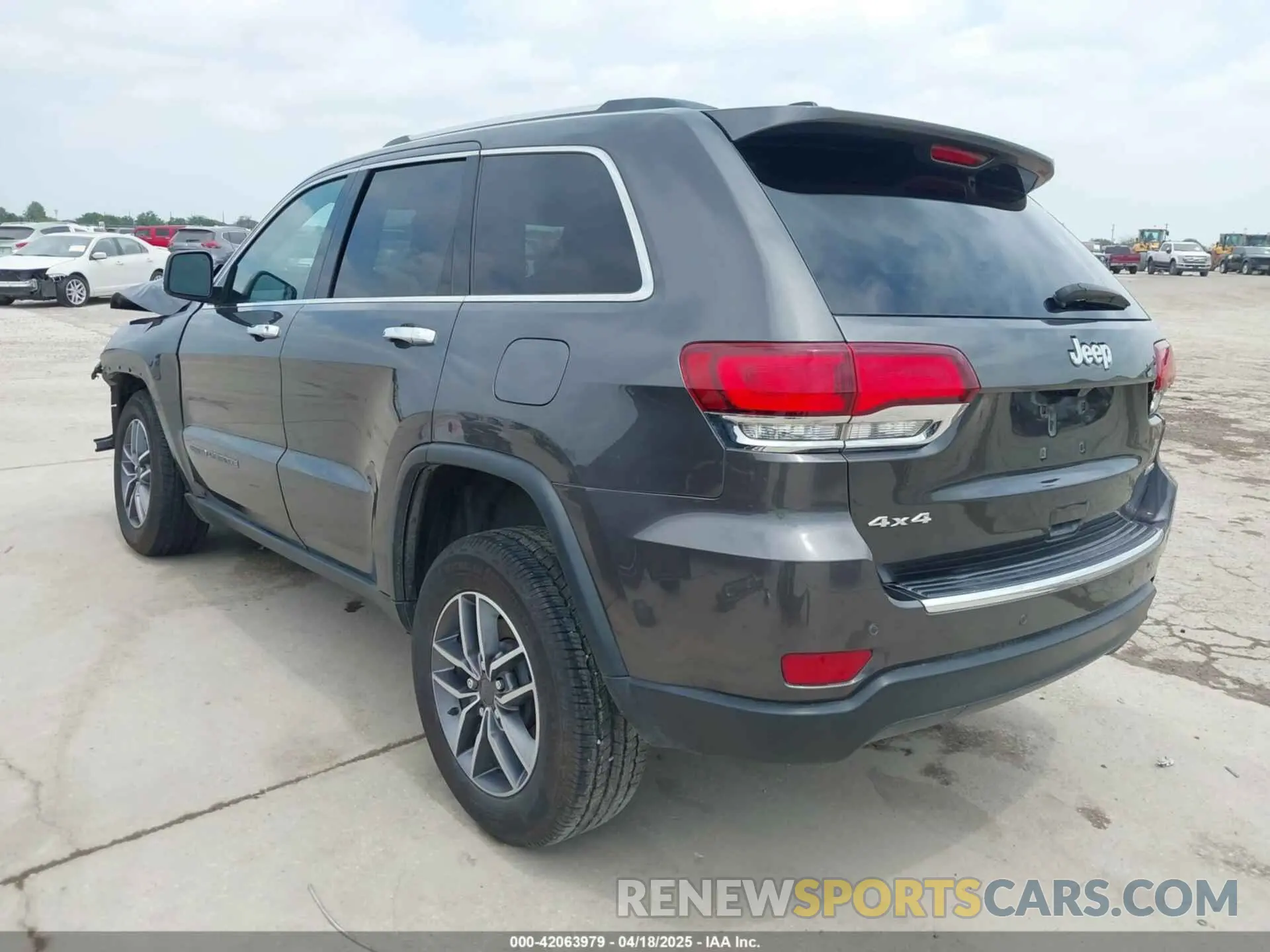 3 Фотография поврежденного автомобиля 1C4RJFBG0MC504148 JEEP GRAND CHEROKEE 2021
