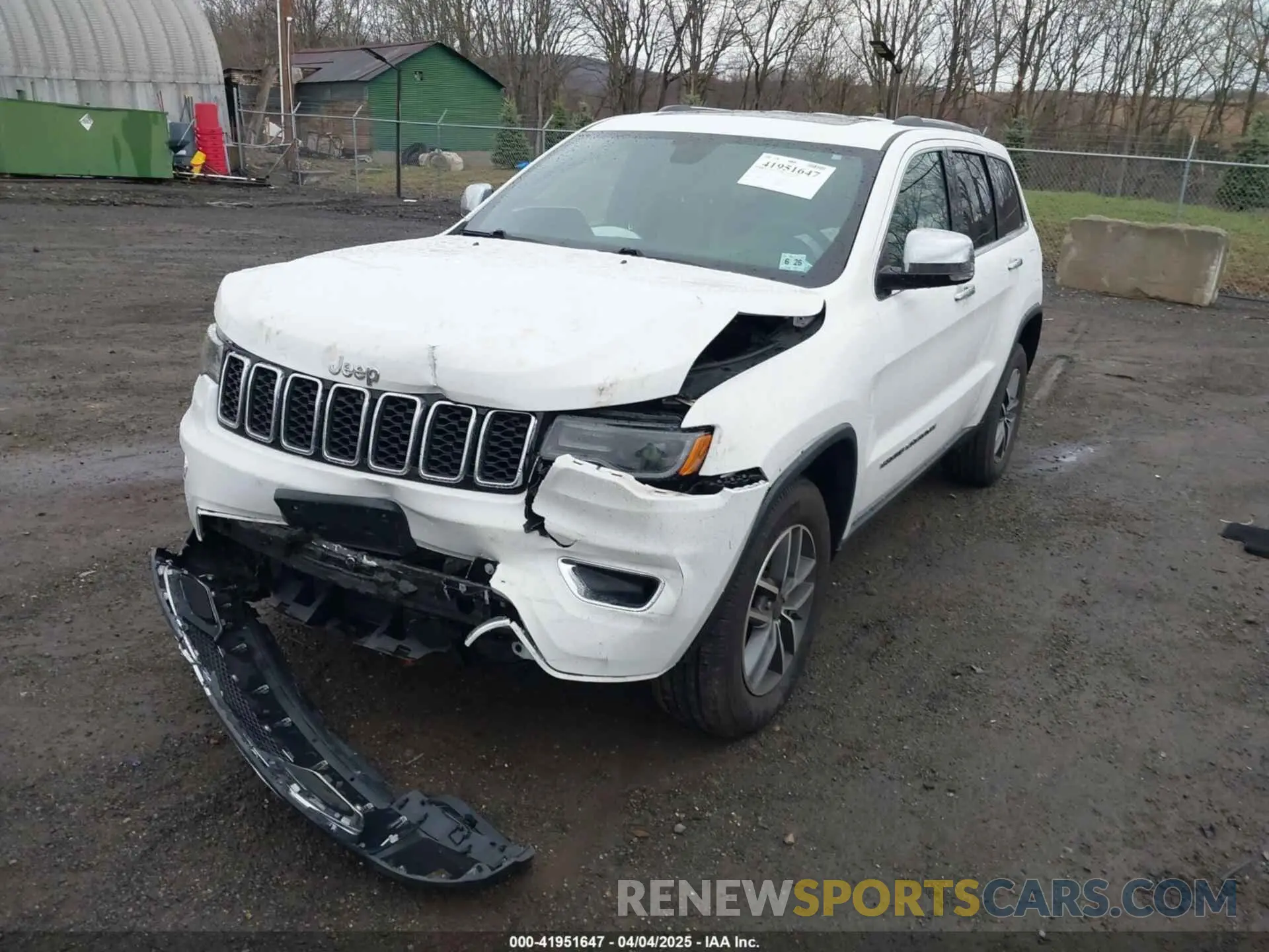 2 Фотография поврежденного автомобиля 1C4RJFBG1MC537952 JEEP GRAND CHEROKEE 2021