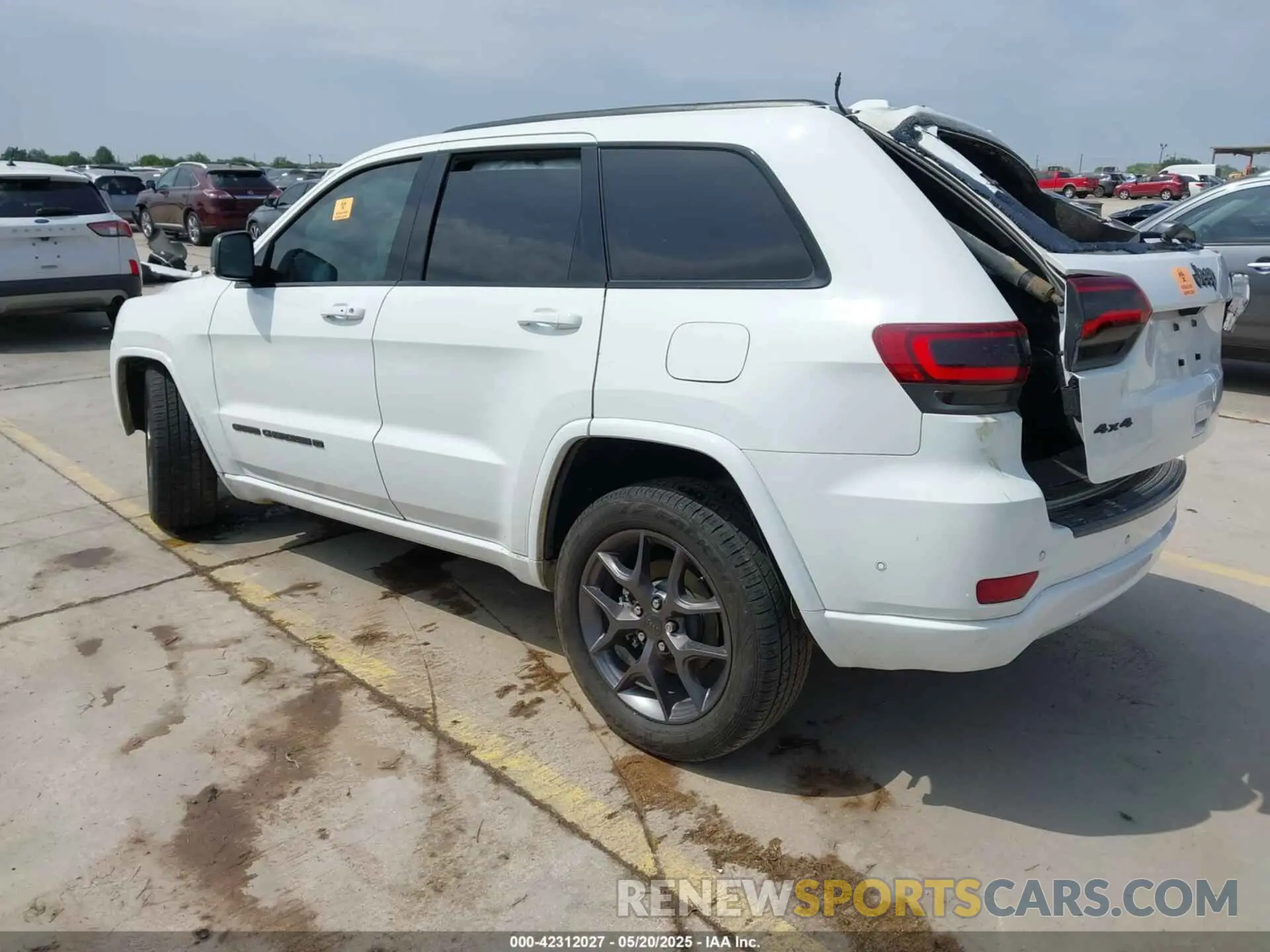 3 Фотография поврежденного автомобиля 1C4RJFBG2MC622766 JEEP GRAND CHEROKEE 2021