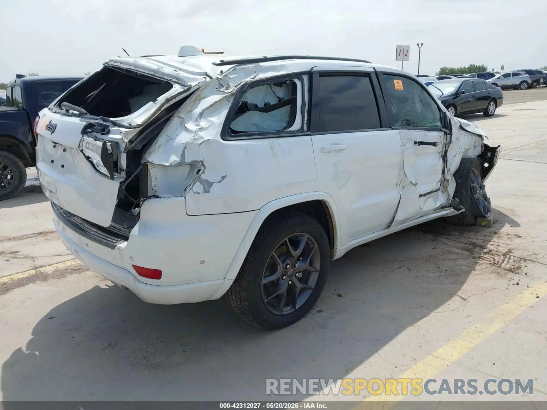 4 Фотография поврежденного автомобиля 1C4RJFBG2MC622766 JEEP GRAND CHEROKEE 2021