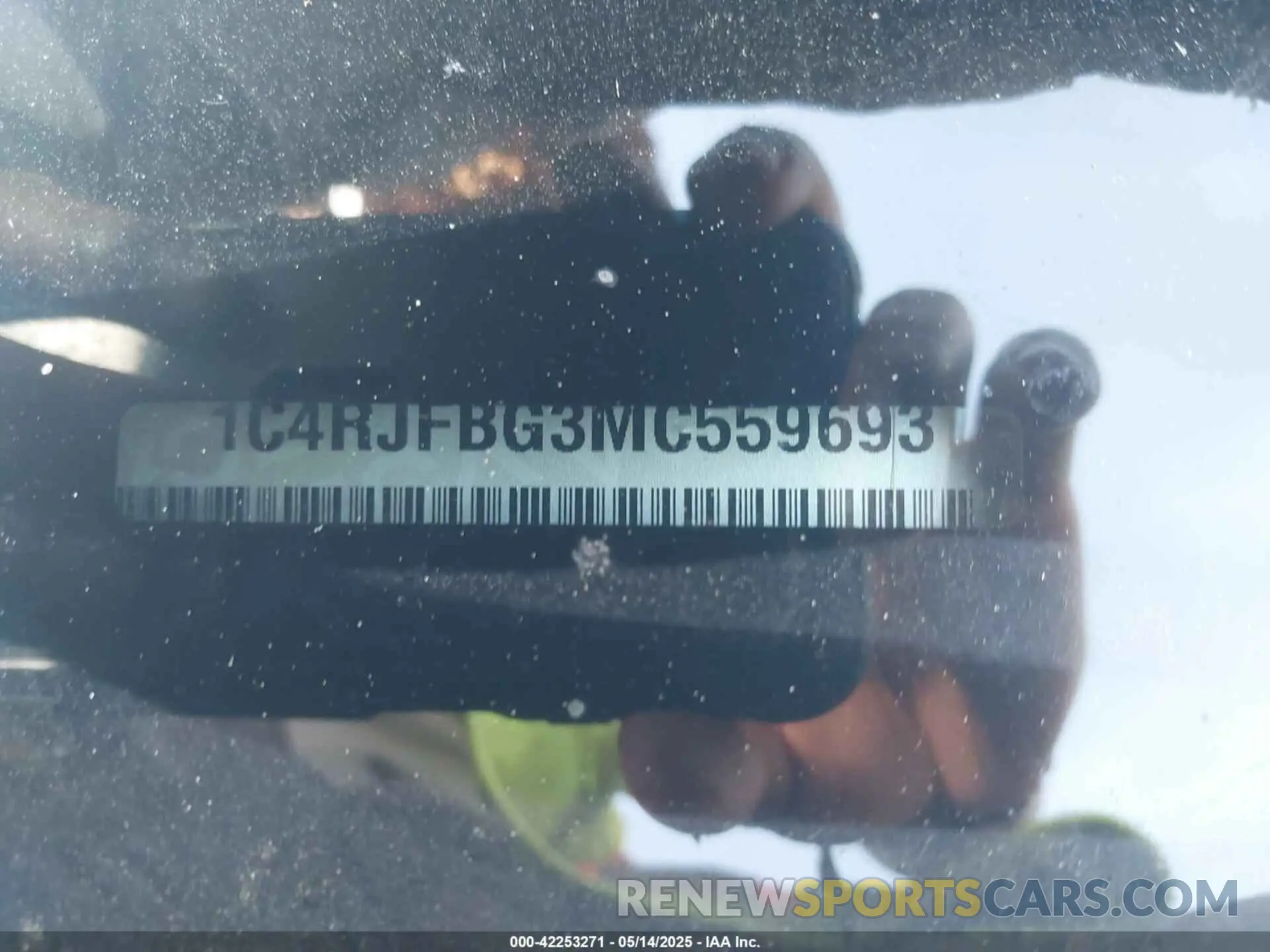 9 Фотография поврежденного автомобиля 1C4RJFBG3MC559693 JEEP GRAND CHEROKEE 2021