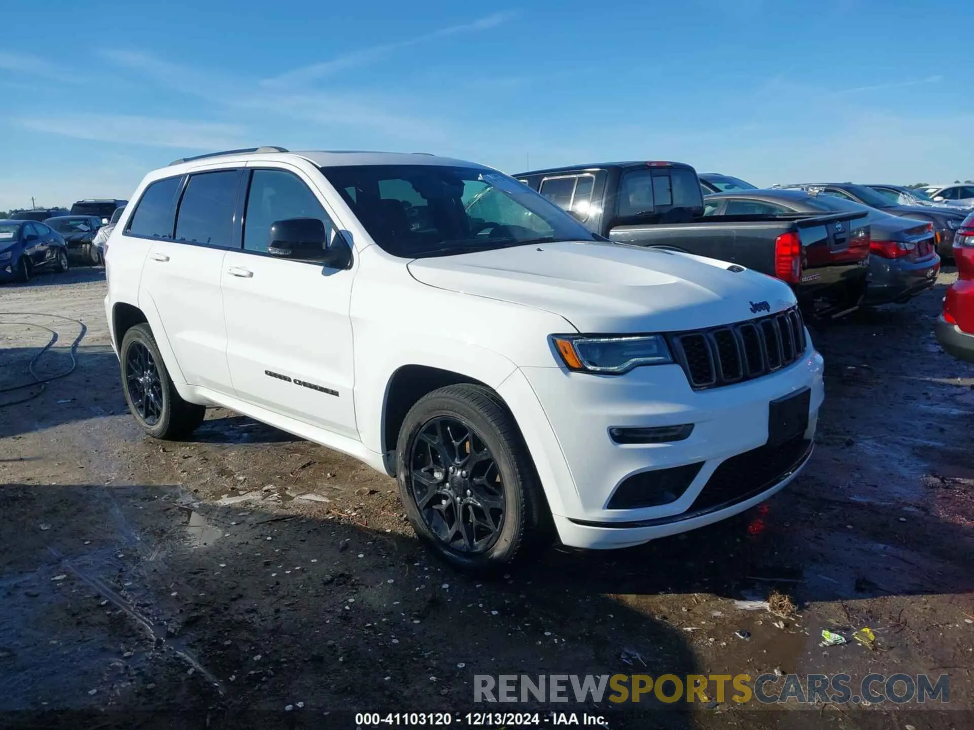 1 Photograph of a damaged car 1C4RJFBG6MC767860 JEEP GRAND CHEROKEE 2021