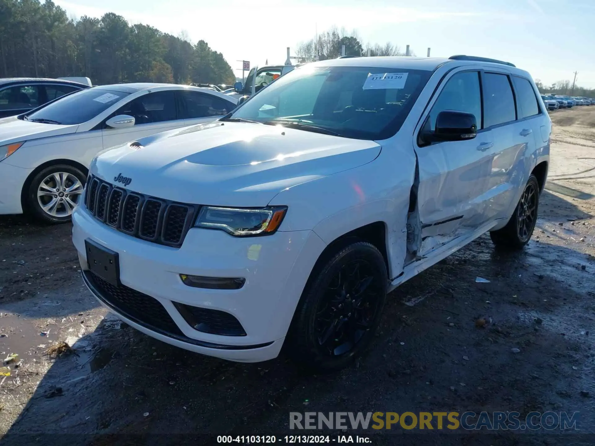 2 Photograph of a damaged car 1C4RJFBG6MC767860 JEEP GRAND CHEROKEE 2021