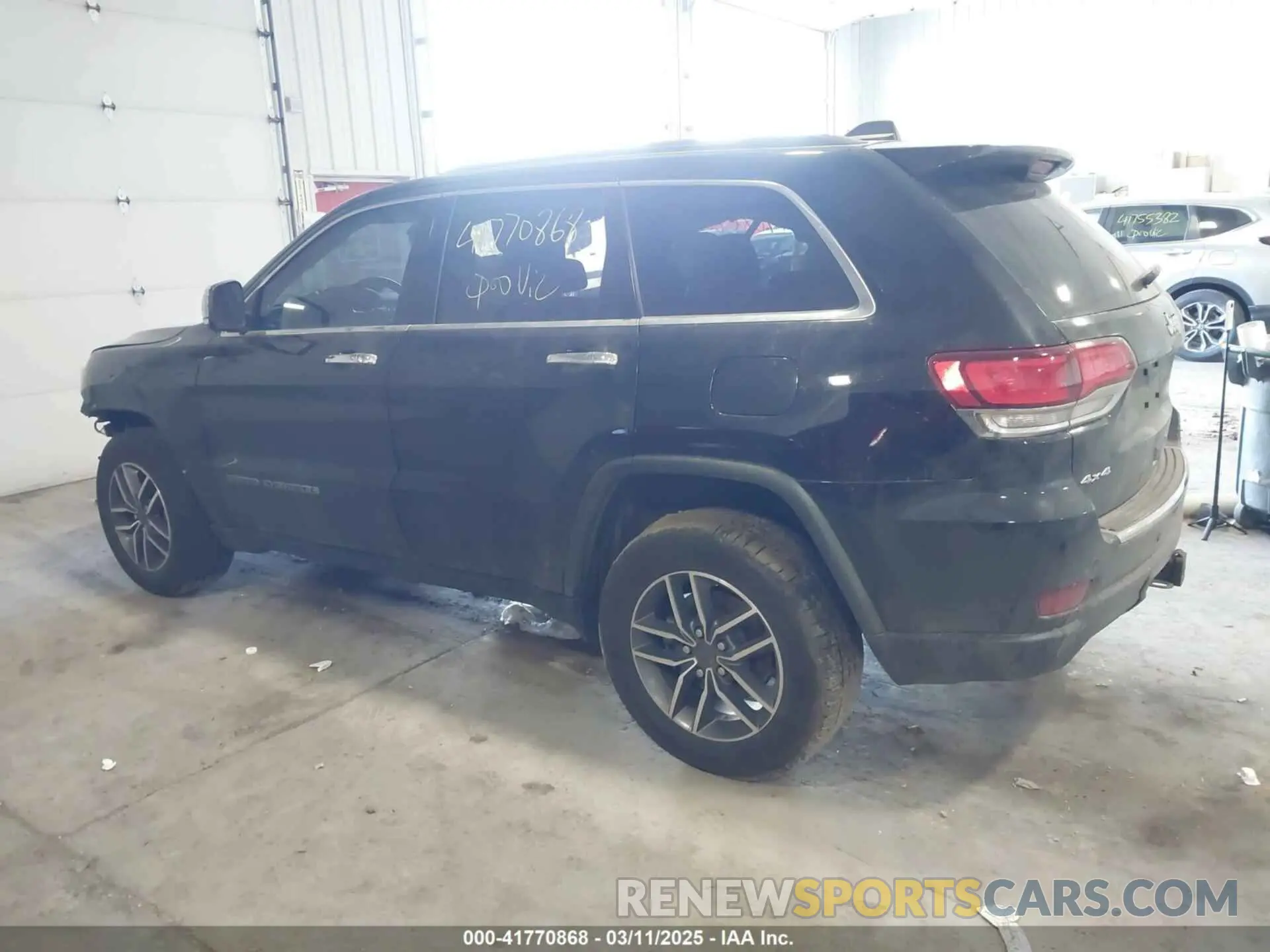 3 Фотография поврежденного автомобиля 1C4RJFBG8MC509792 JEEP GRAND CHEROKEE 2021