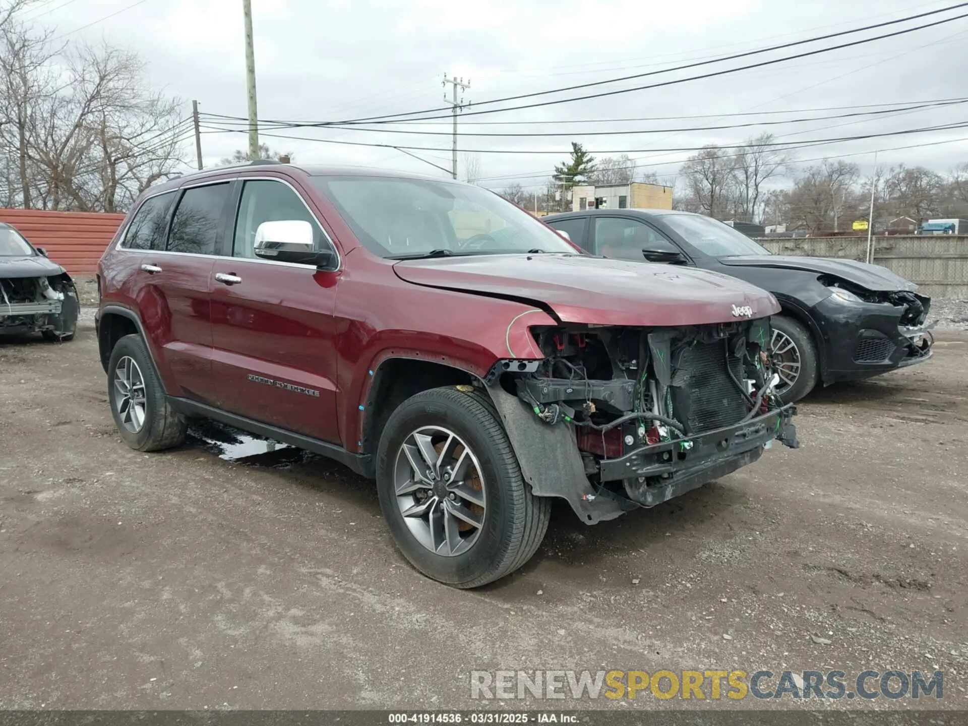 1 Photograph of a damaged car 1C4RJFBG9MC566714 JEEP GRAND CHEROKEE 2021