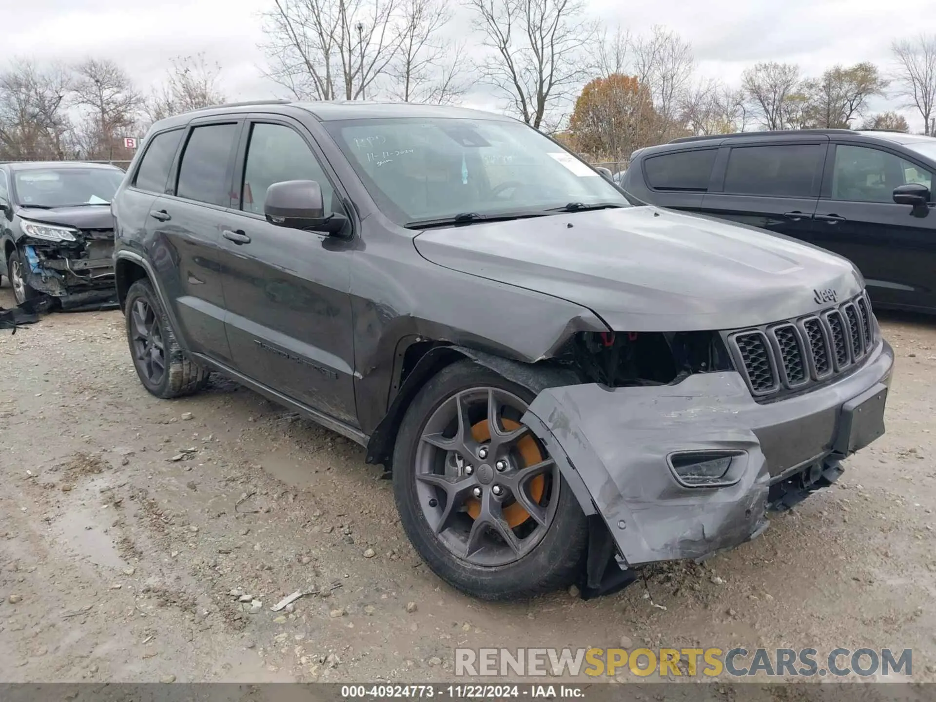 1 Photograph of a damaged car 1C4RJFBG9MC672595 JEEP GRAND CHEROKEE 2021