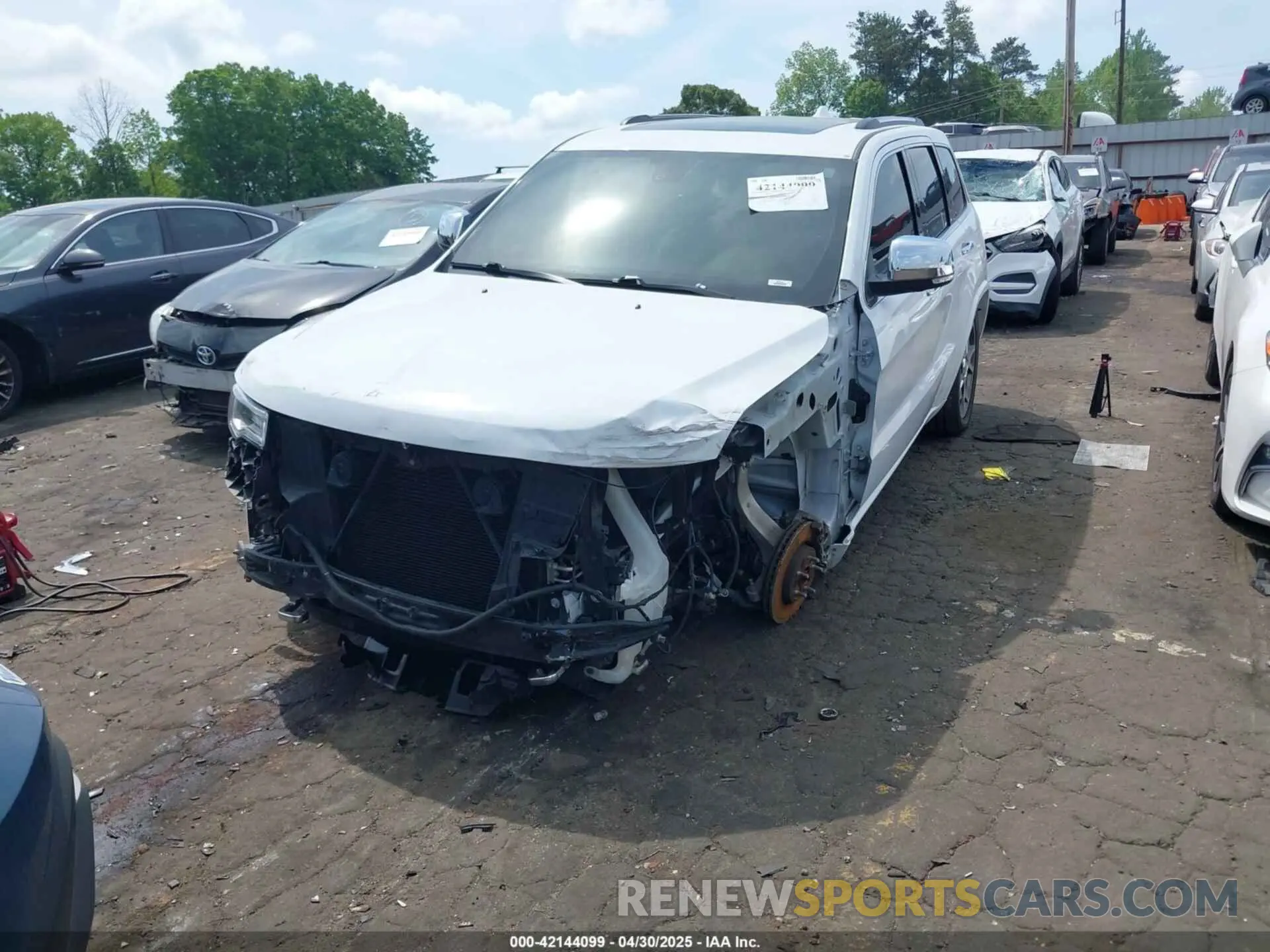2 Фотография поврежденного автомобиля 1C4RJFCG0MC607195 JEEP GRAND CHEROKEE 2021