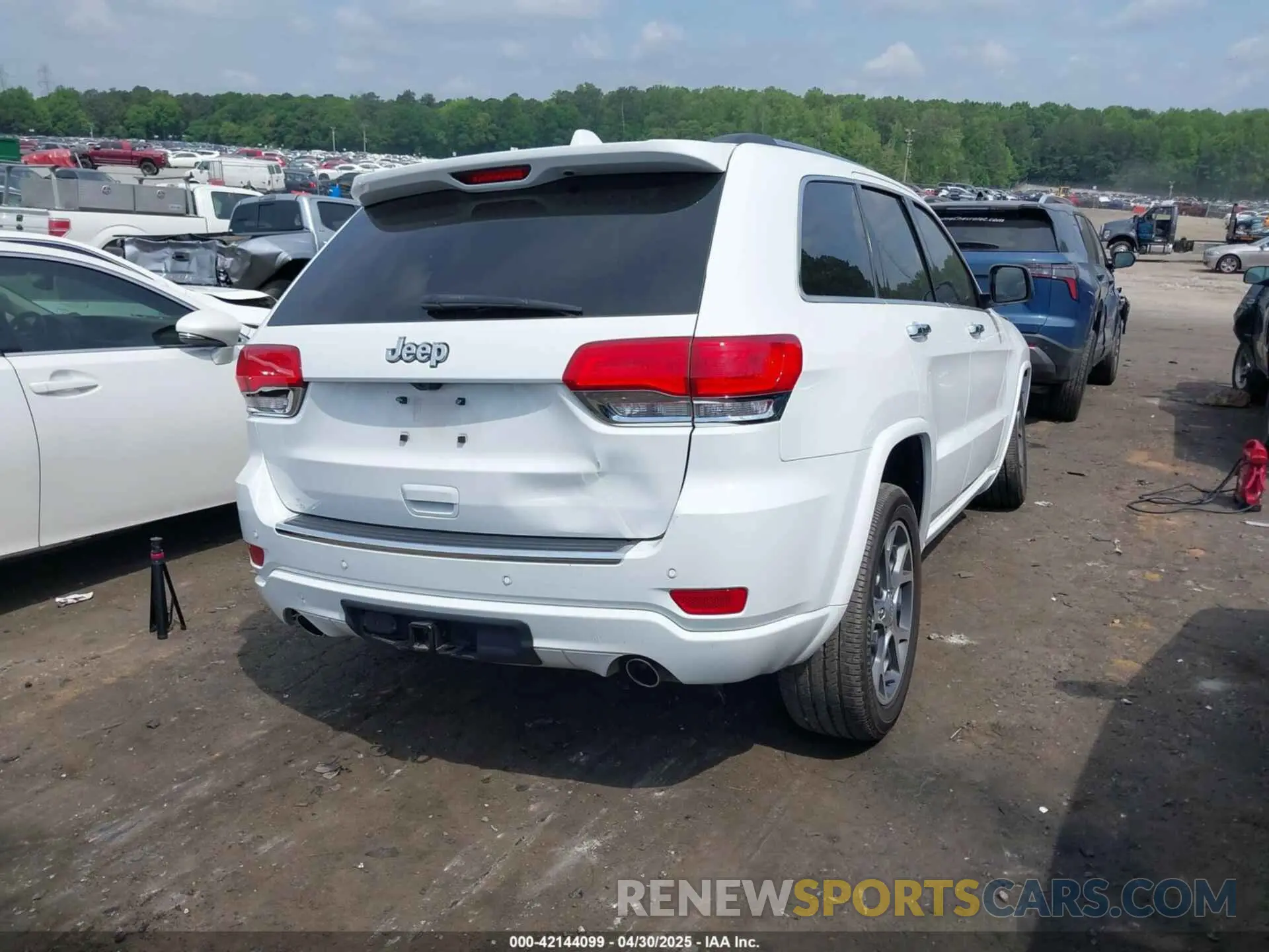 4 Фотография поврежденного автомобиля 1C4RJFCG0MC607195 JEEP GRAND CHEROKEE 2021