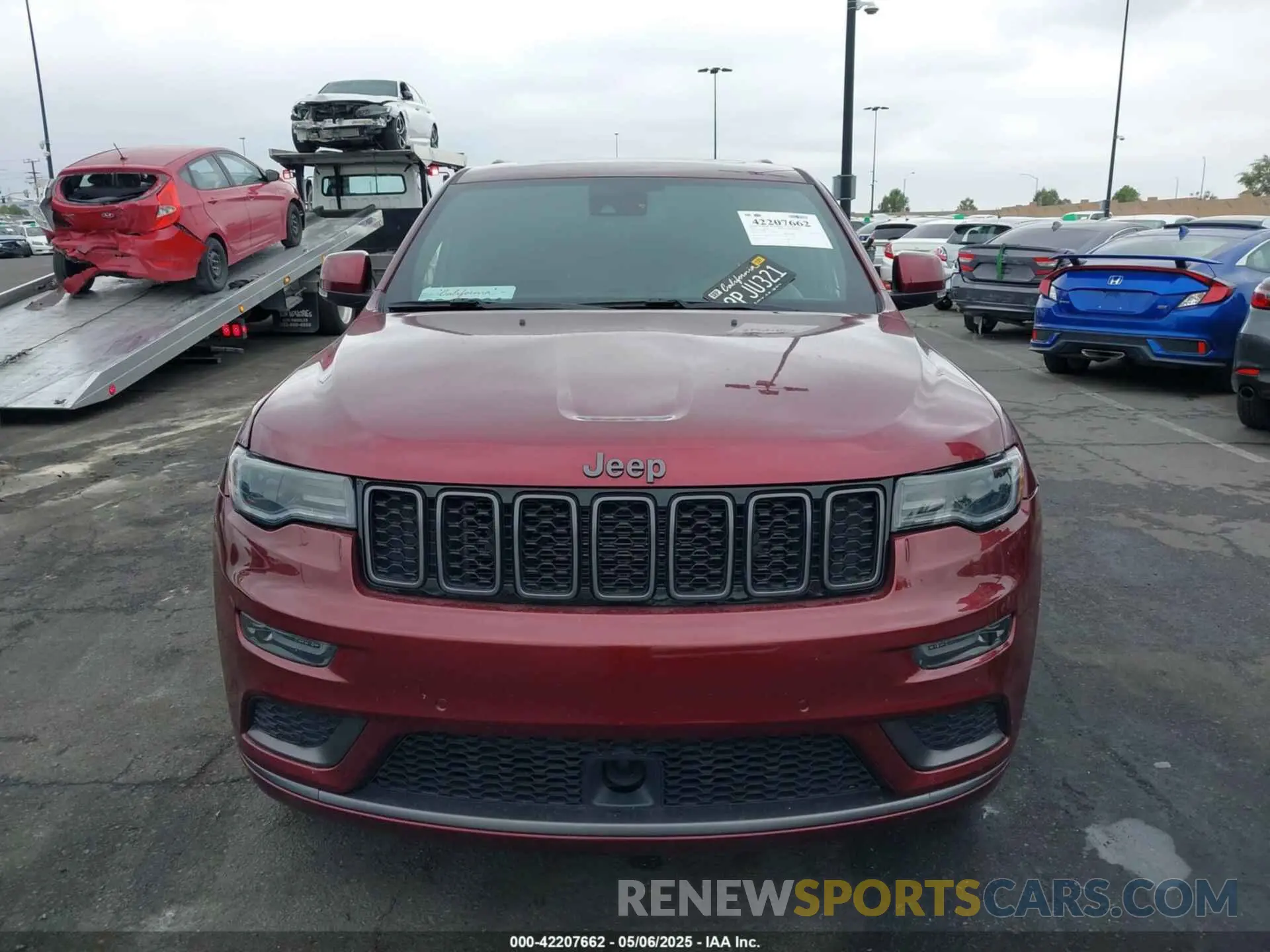 12 Photograph of a damaged car 1C4RJFCG0MC734254 JEEP GRAND CHEROKEE 2021
