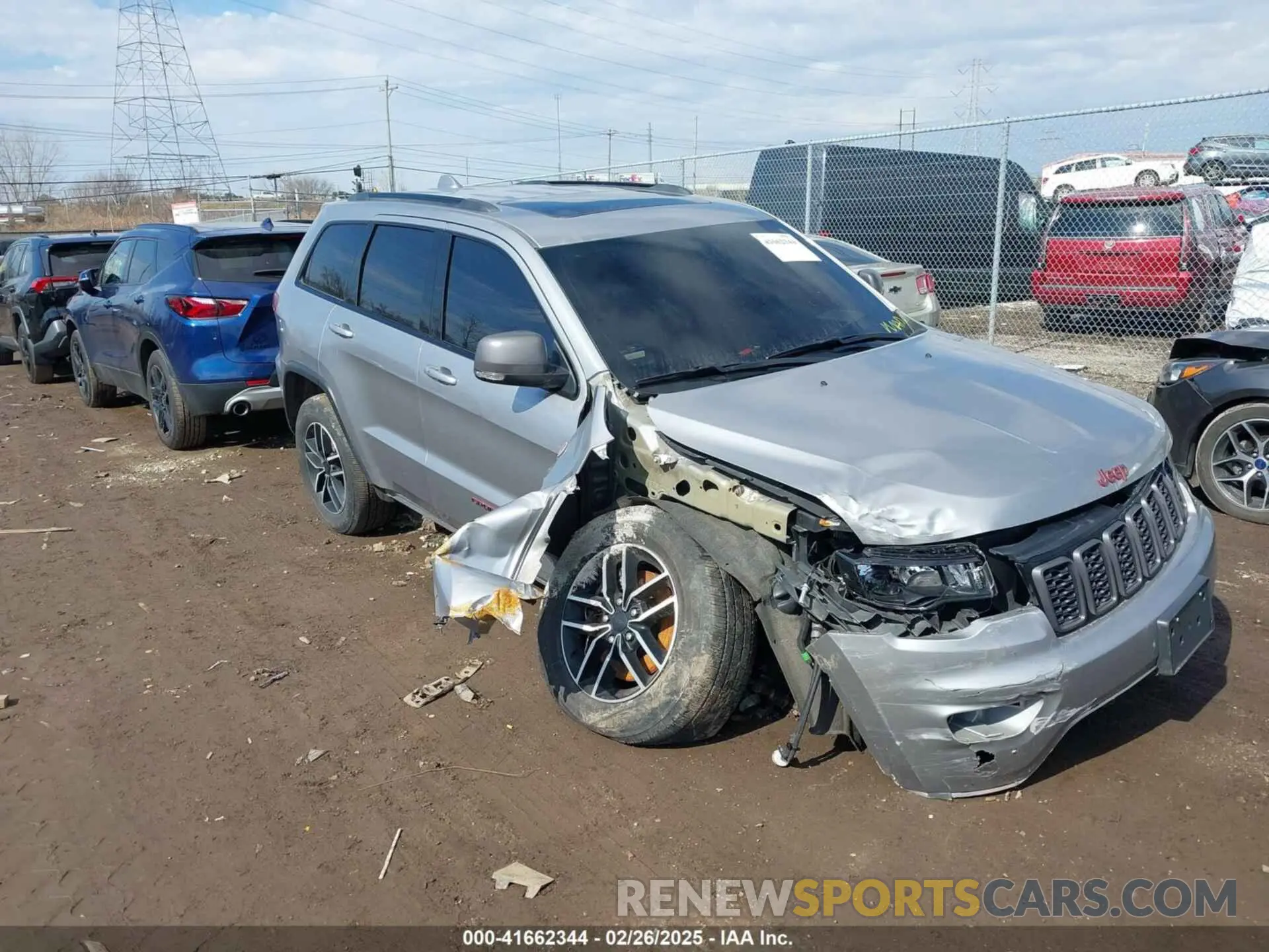 1 Photograph of a damaged car 1C4RJFLG6MC683973 JEEP GRAND CHEROKEE 2021