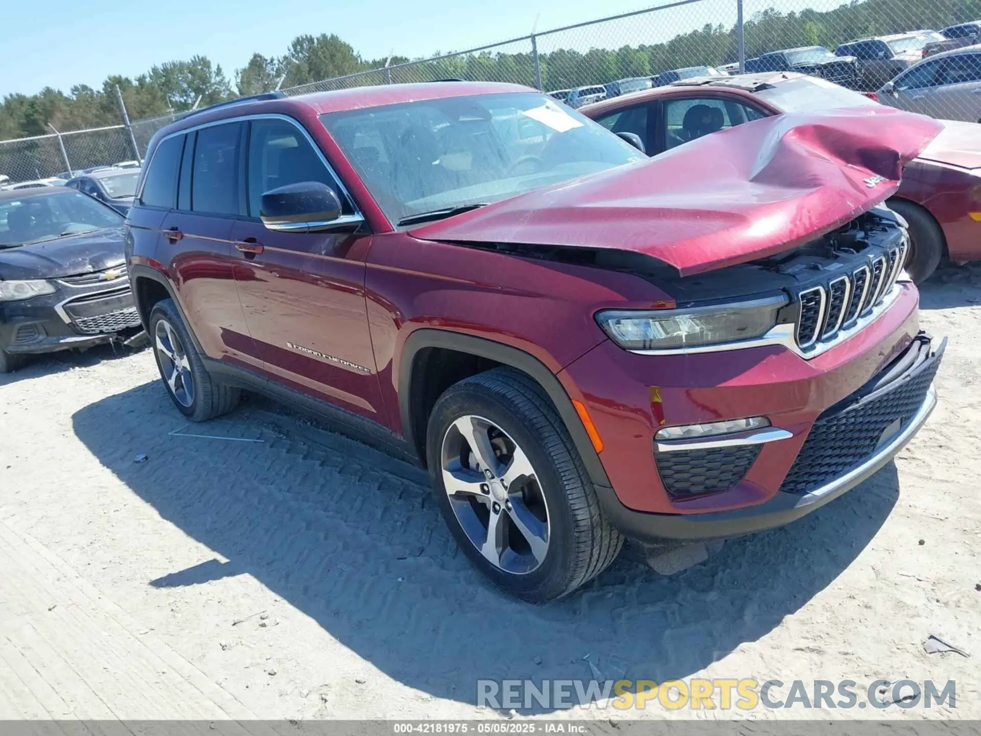 1 Photograph of a damaged car 1C4RJHBGXPC531390 JEEP GRAND CHEROKEE 2023