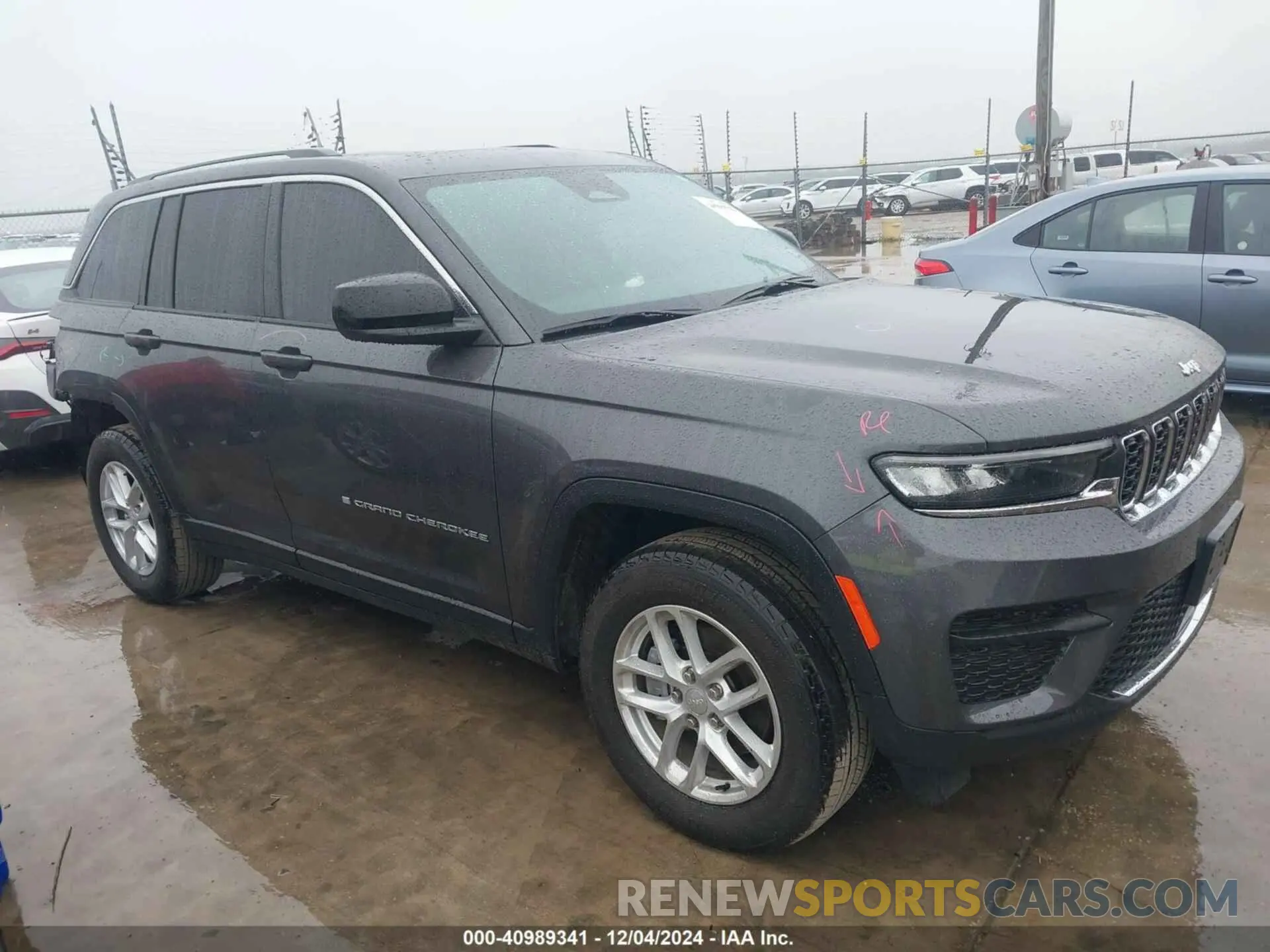 1 Photograph of a damaged car 1C4RJHAG0RC680590 JEEP GRAND CHEROKEE 2024