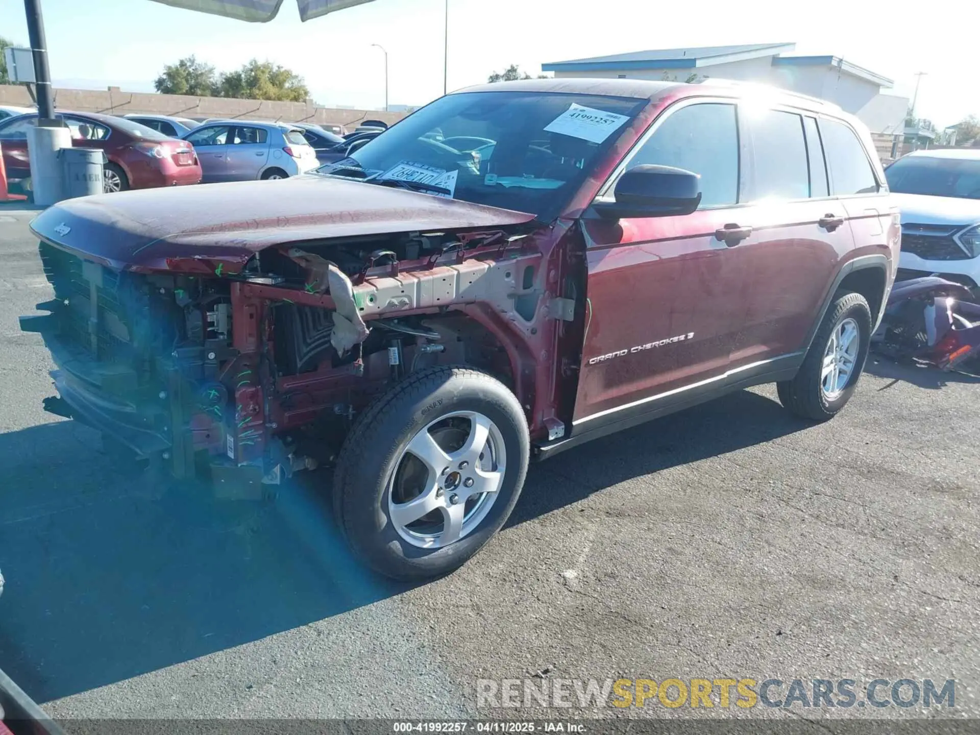 2 Photograph of a damaged car 1C4RJHAG1R8591324 JEEP GRAND CHEROKEE 2024