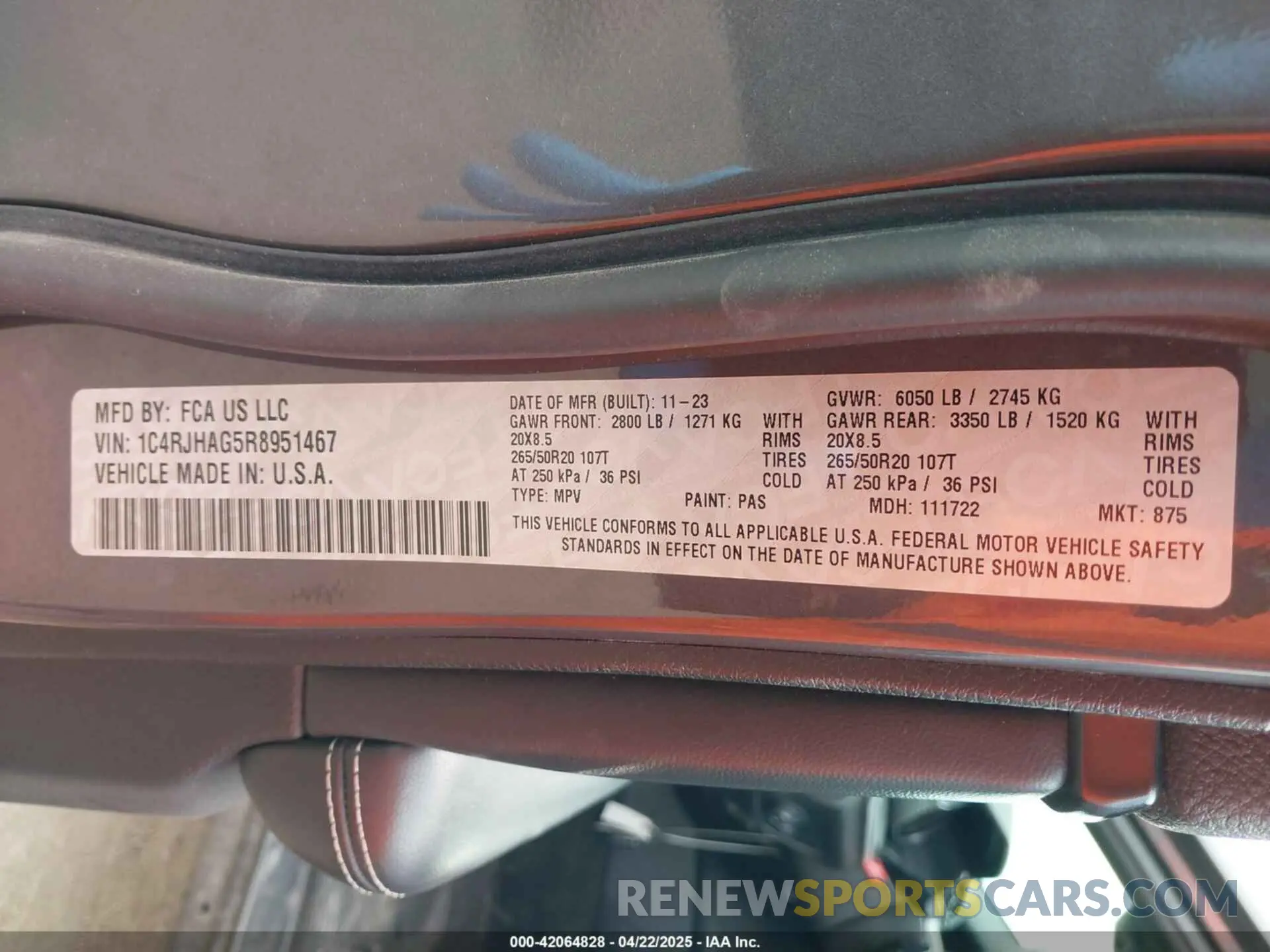 9 Фотография поврежденного автомобиля 1C4RJHAG5R8951467 JEEP GRAND CHEROKEE 2024