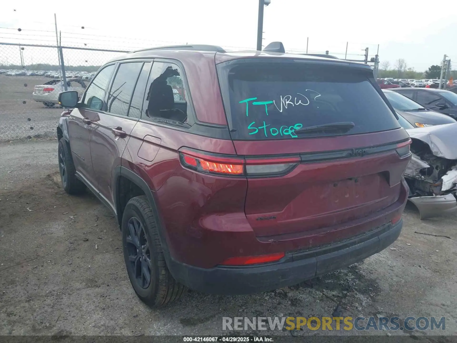 3 Фотография поврежденного автомобиля 1C4RJHAG5S8657198 JEEP GRAND CHEROKEE 2025