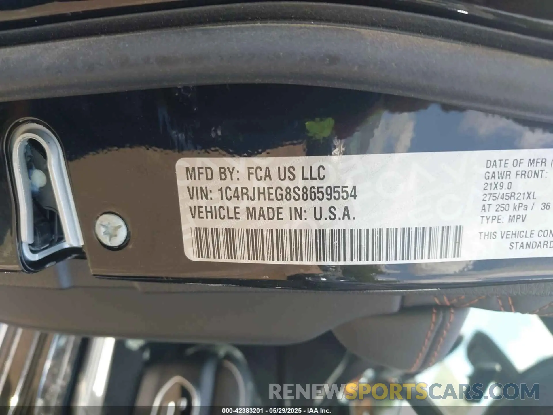 9 Фотография поврежденного автомобиля 1C4RJHEG8S8659554 JEEP GRAND CHEROKEE 2025