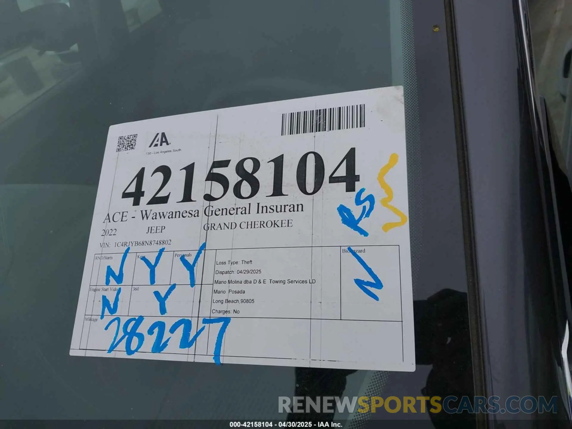 17 Фотография поврежденного автомобиля 1C4RJYB68N8748802 JEEP GRAND CHEROKEE 4XE 2022