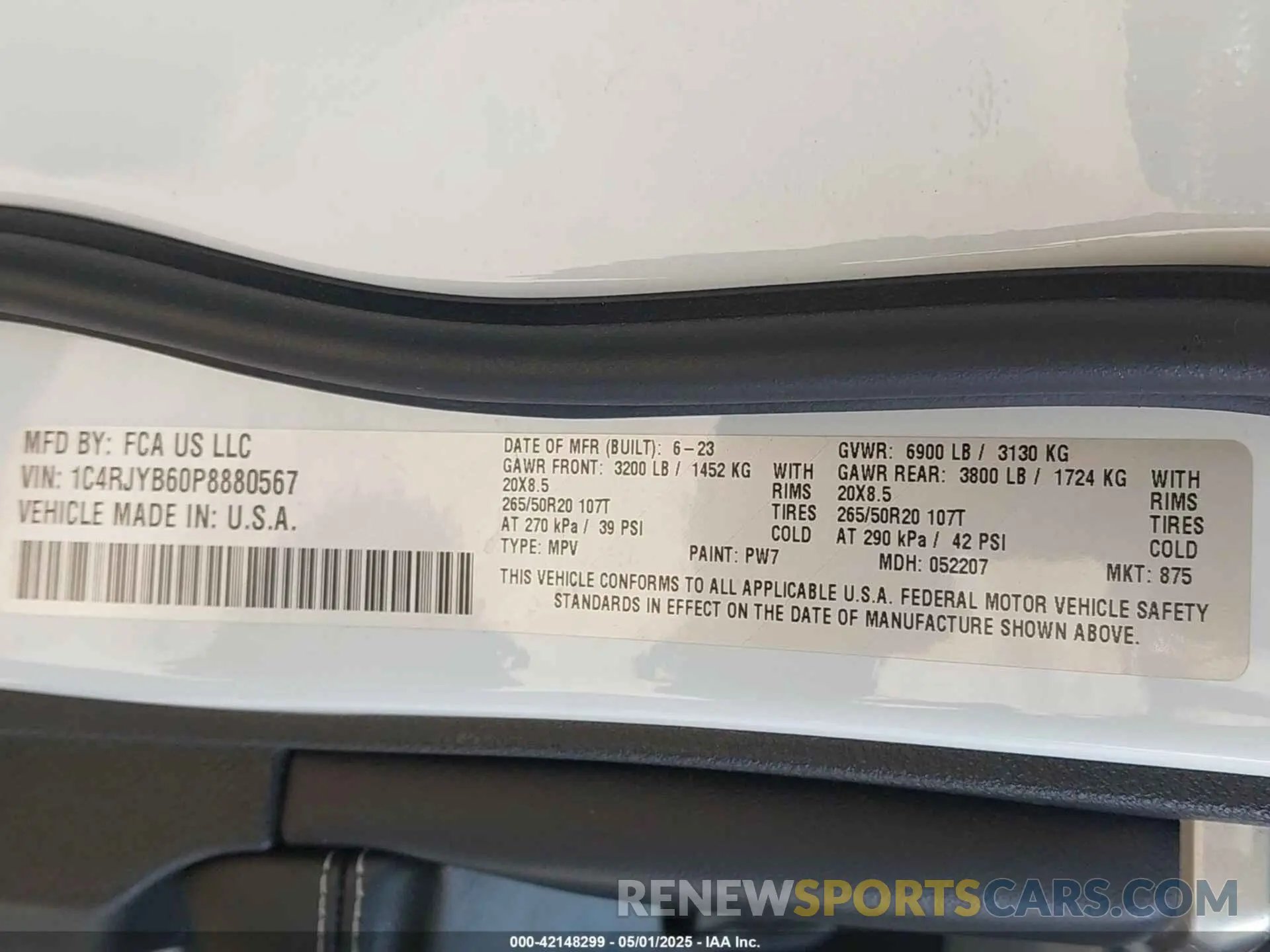 9 Фотография поврежденного автомобиля 1C4RJYB60P8880567 JEEP GRAND CHEROKEE 4XE 2023